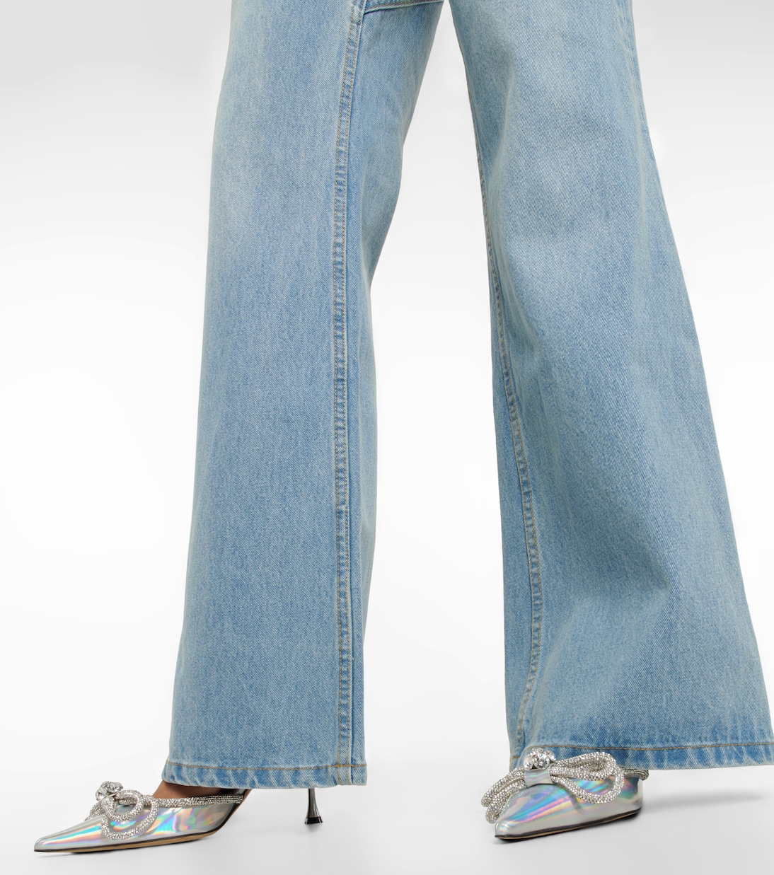 Jeans flared con cut-out | Area