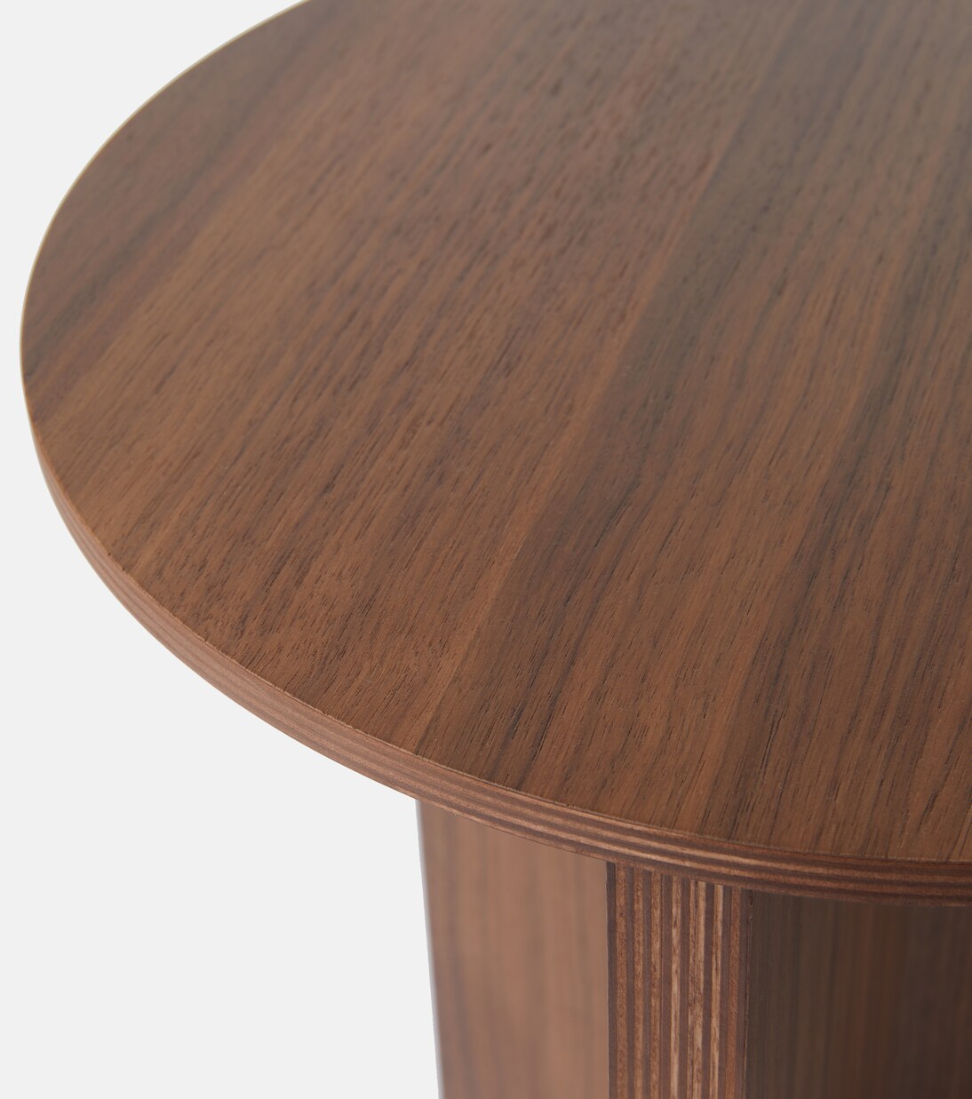 Slit High walnut side table | Hay