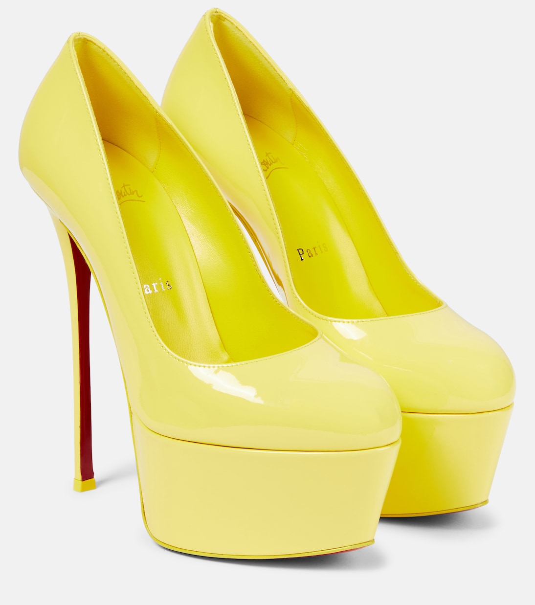 Pumps Dolly Alta in vernice con plateau | Christian Louboutin