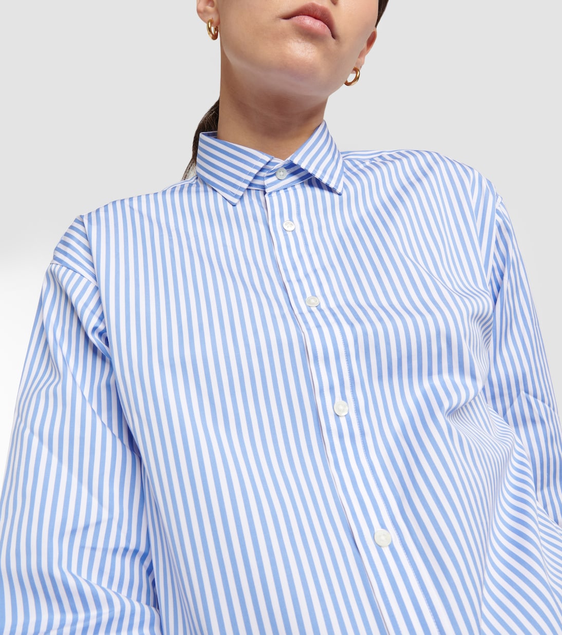 Camisa de popelín de algodón a rayas | Polo Ralph Lauren