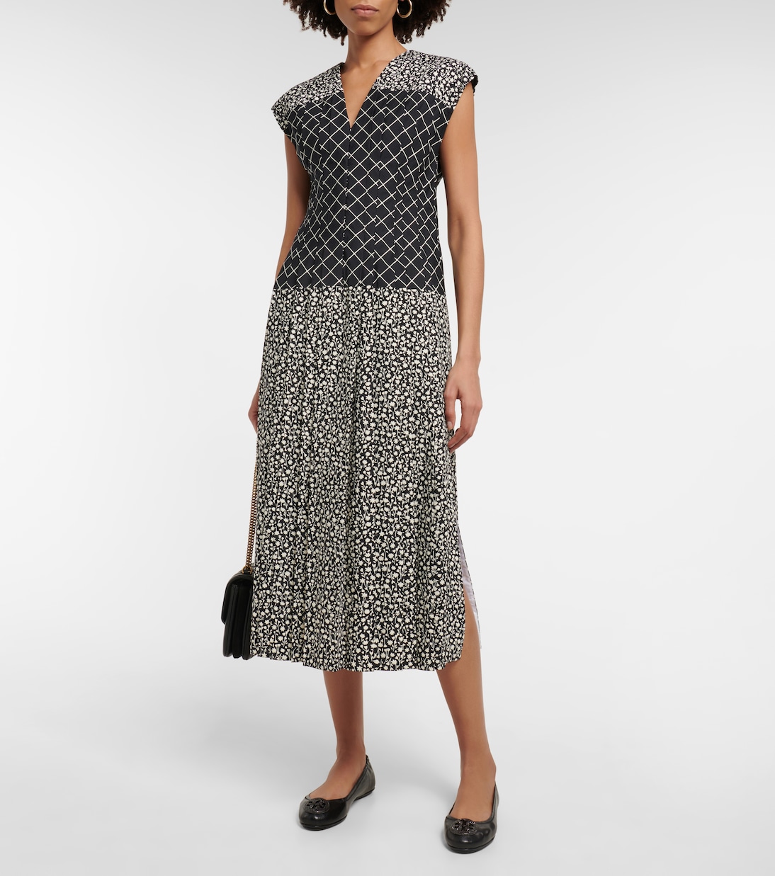 Bedrucktes Maxikleid aus Baumwolle | Tory Burch