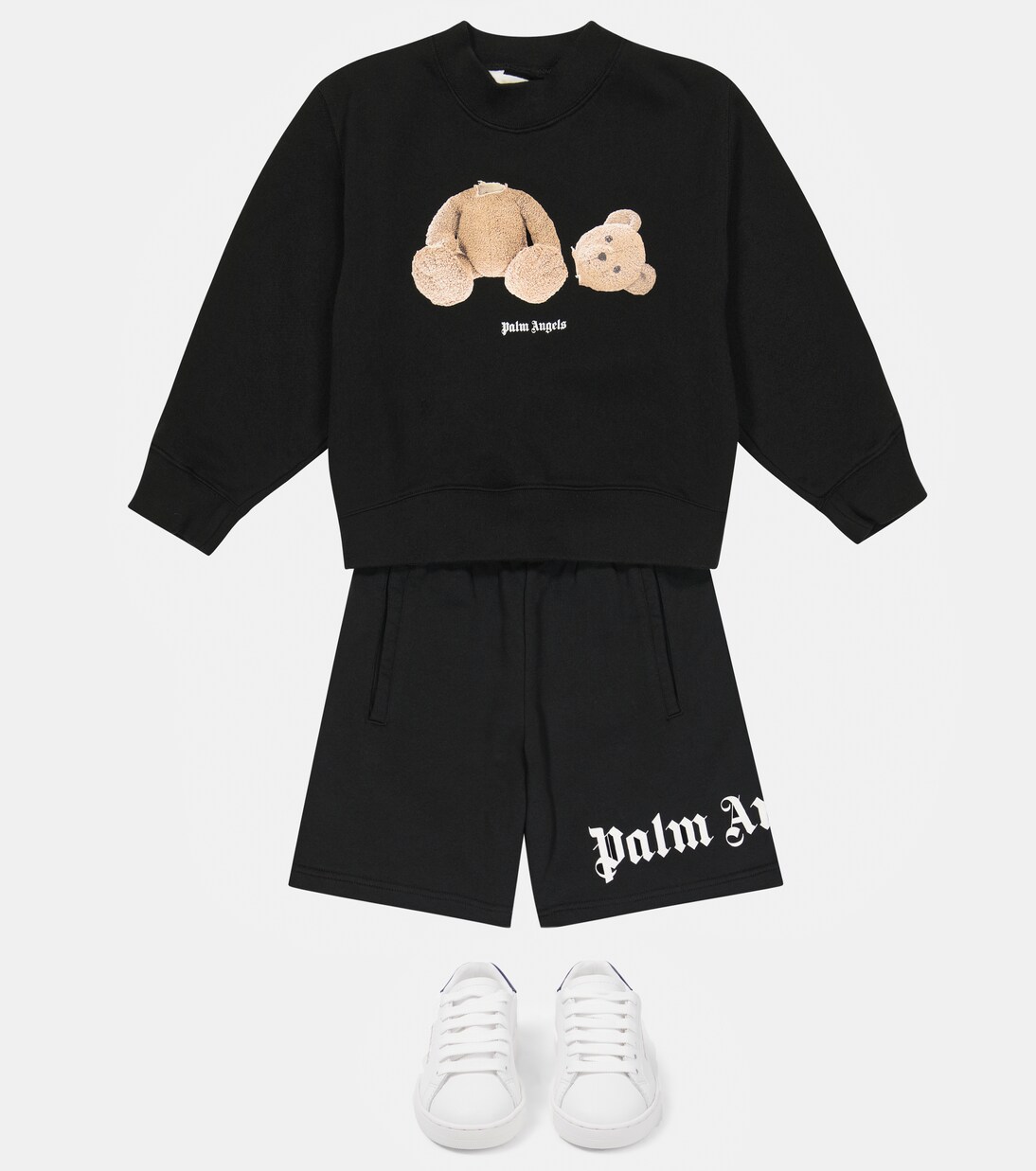Bedrucktes Sweatshirt aus Baumwolle | Palm Angels Kids