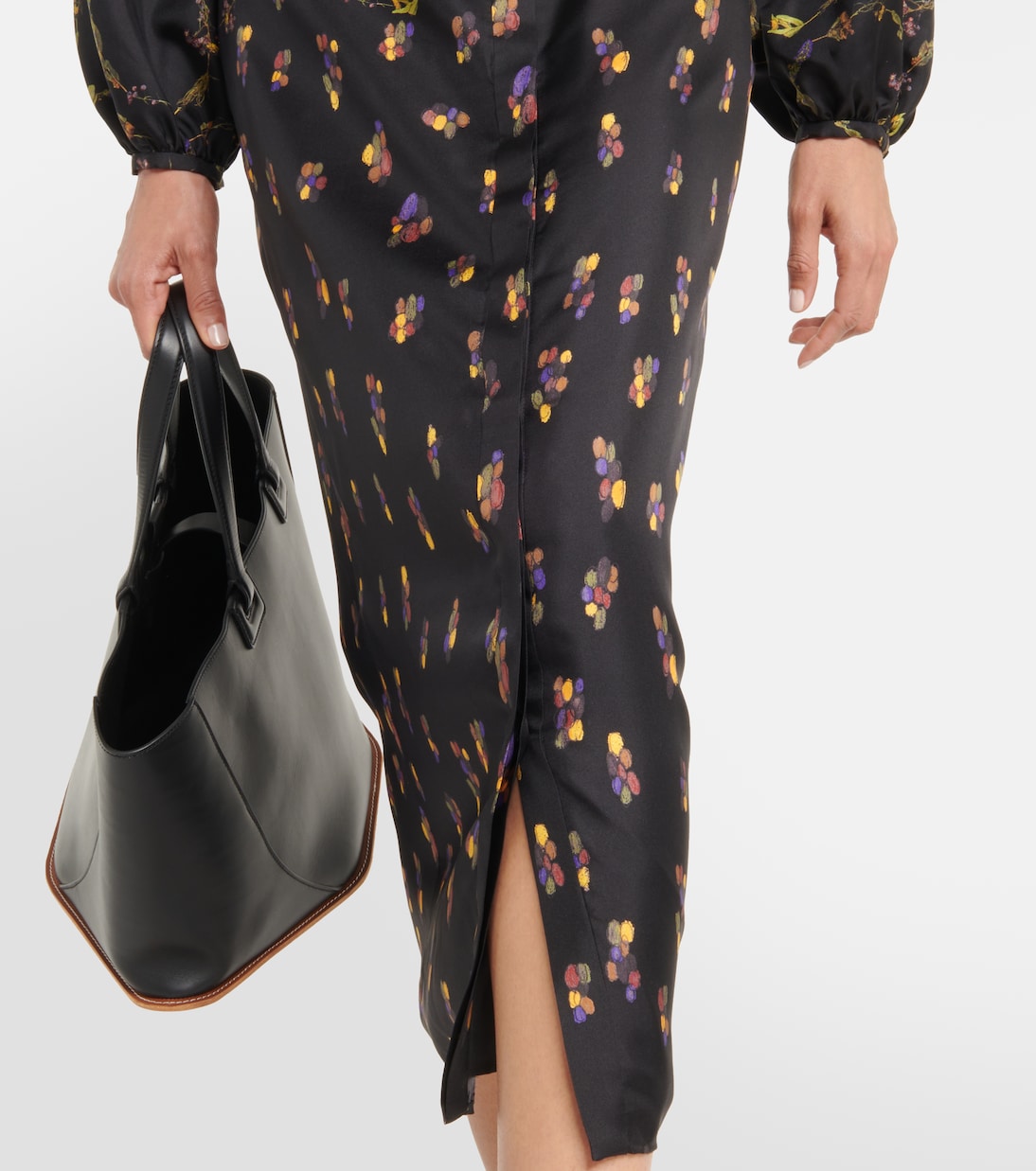 Vestido largo Mauri en sarga de seda | Gabriela Hearst
