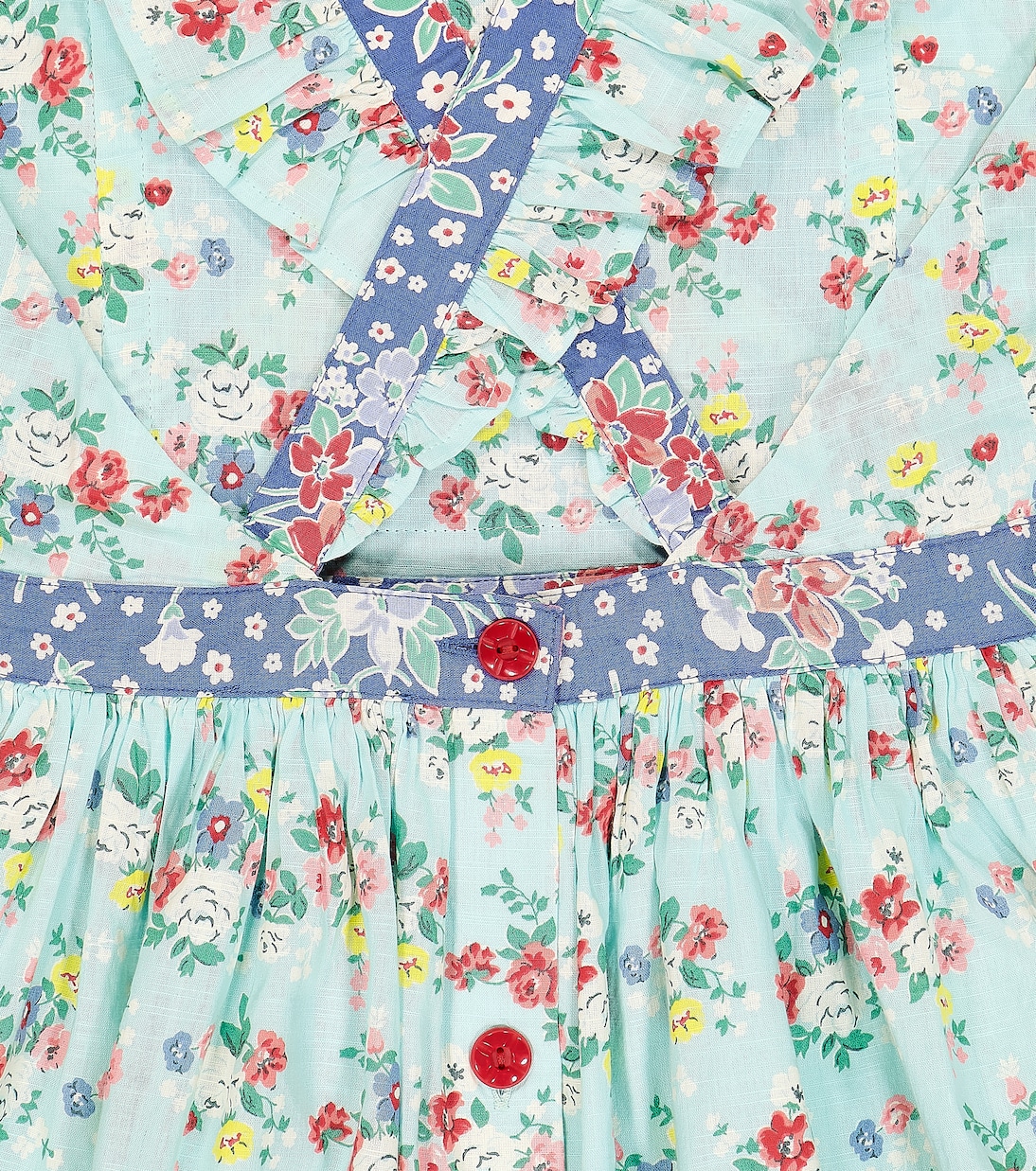 Patchwork floral cotton dress | Polo Ralph Lauren Kids