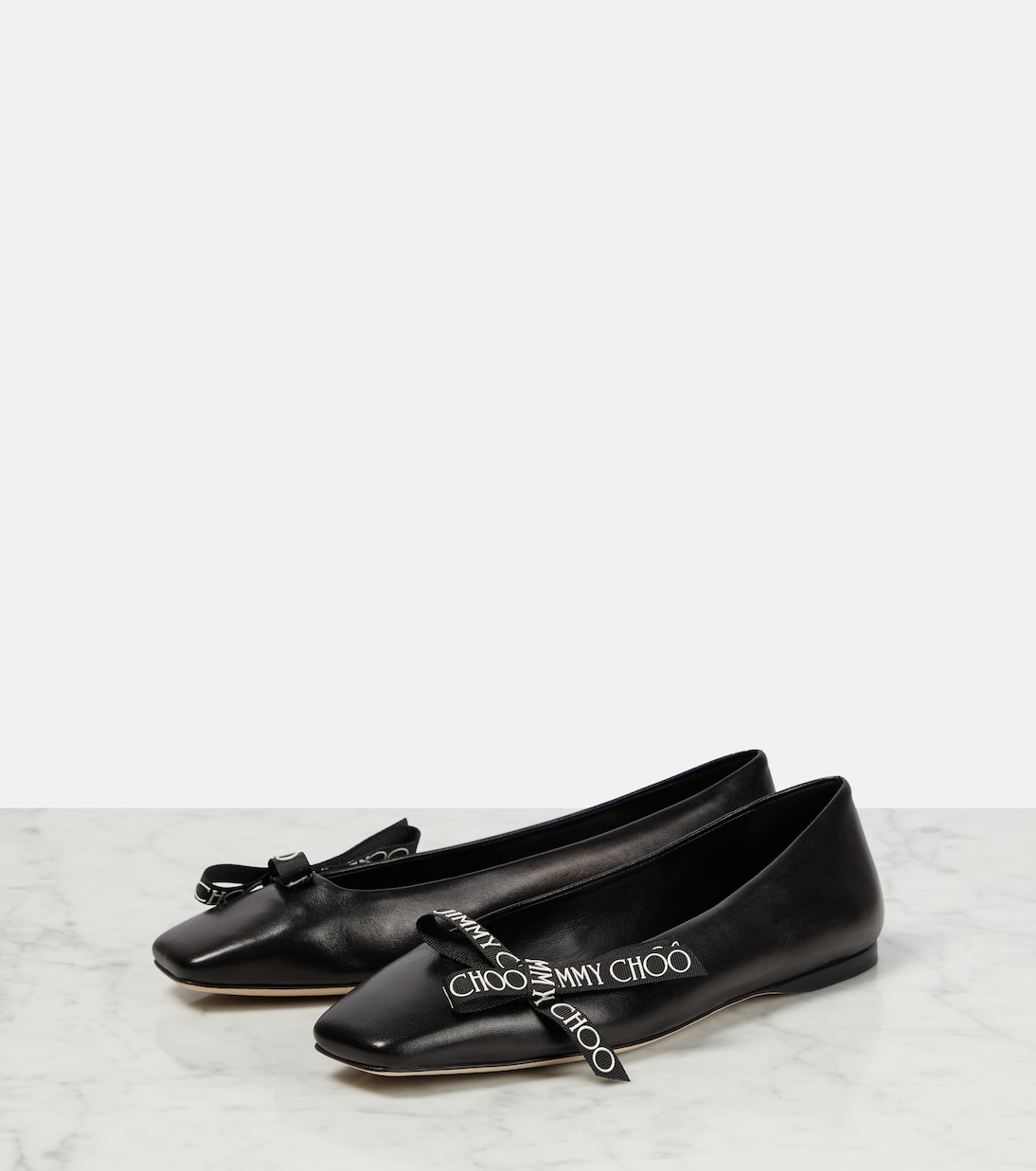 Ballerinas Veda aus Leder | Jimmy Choo