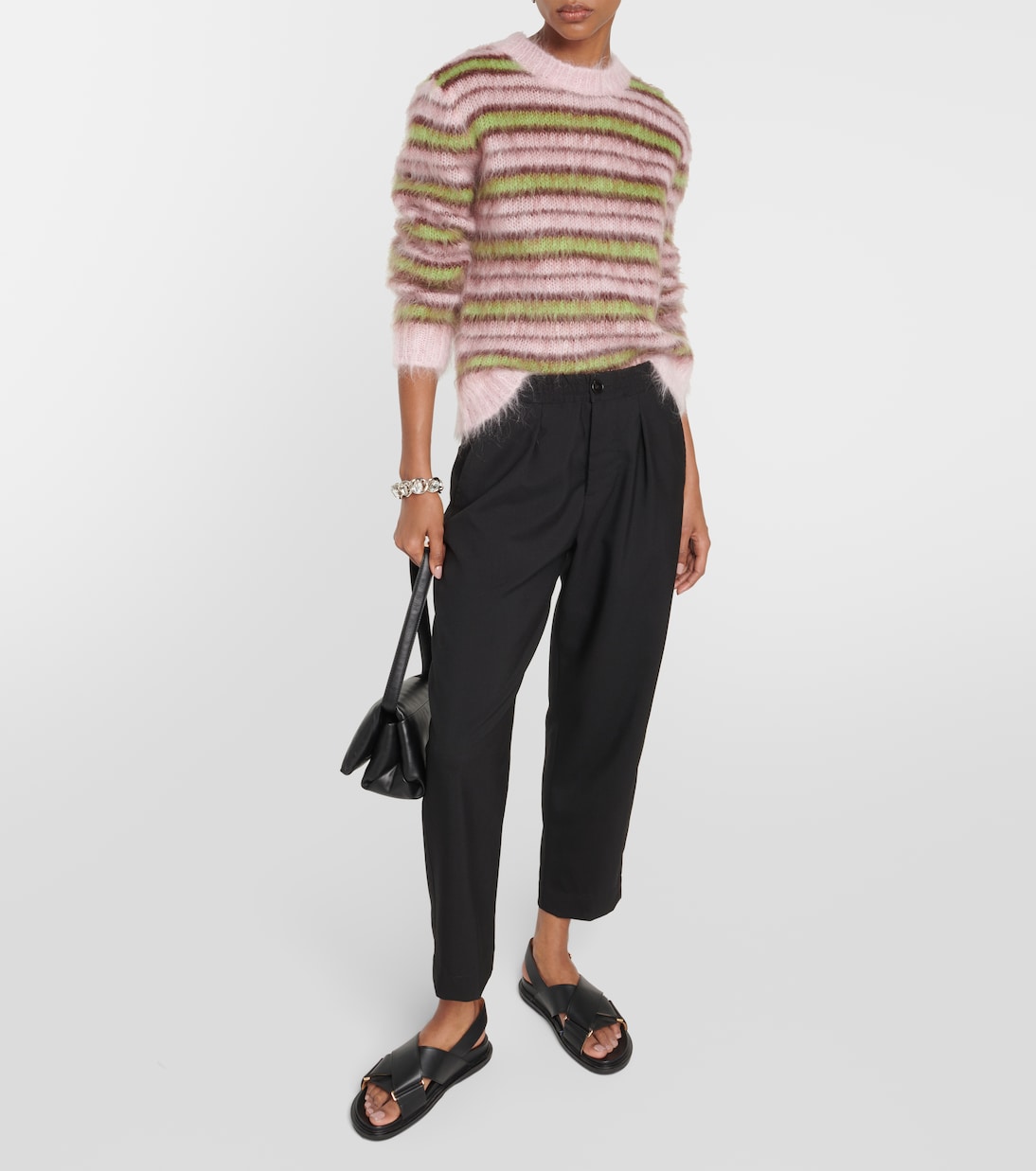 Pantalon droit en laine | Marni