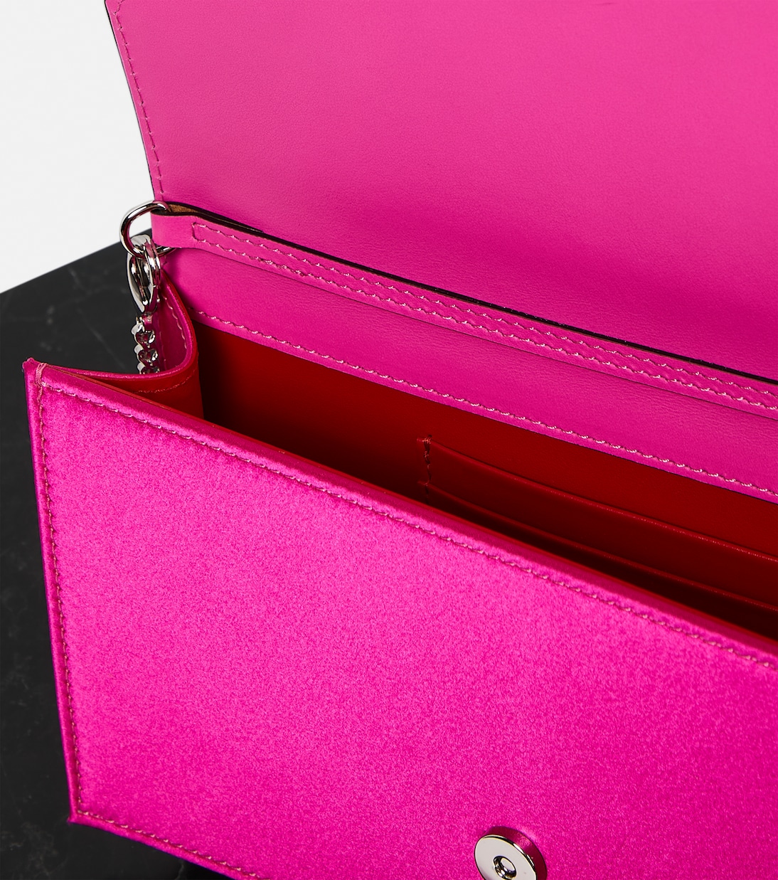 Borsa a spalla Loubi54 in raso | Christian Louboutin