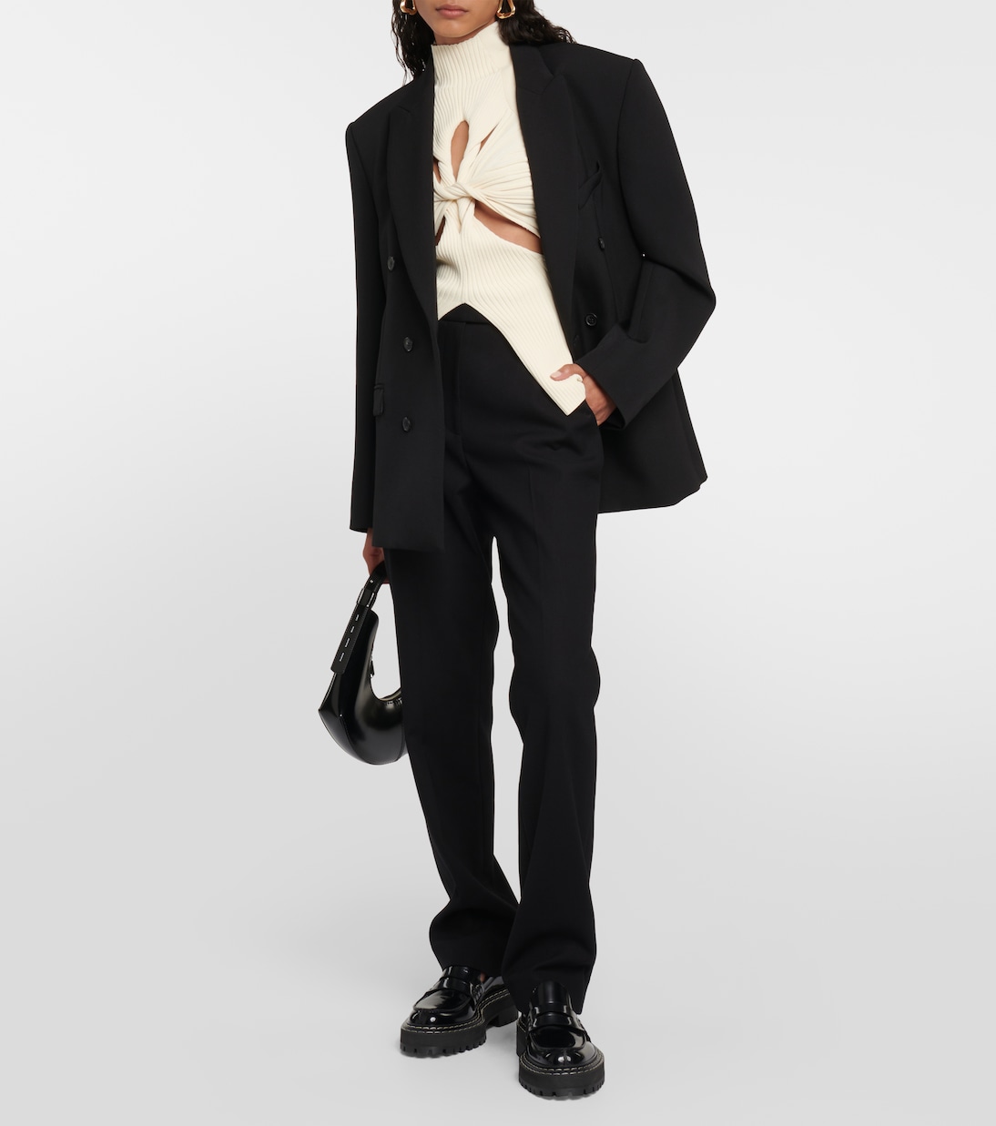 Mocassins en cuir verni | Proenza Schouler