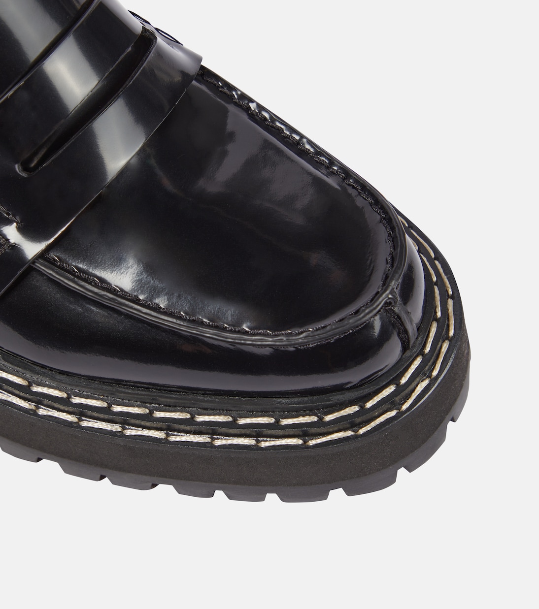 Mocassins en cuir verni | Proenza Schouler