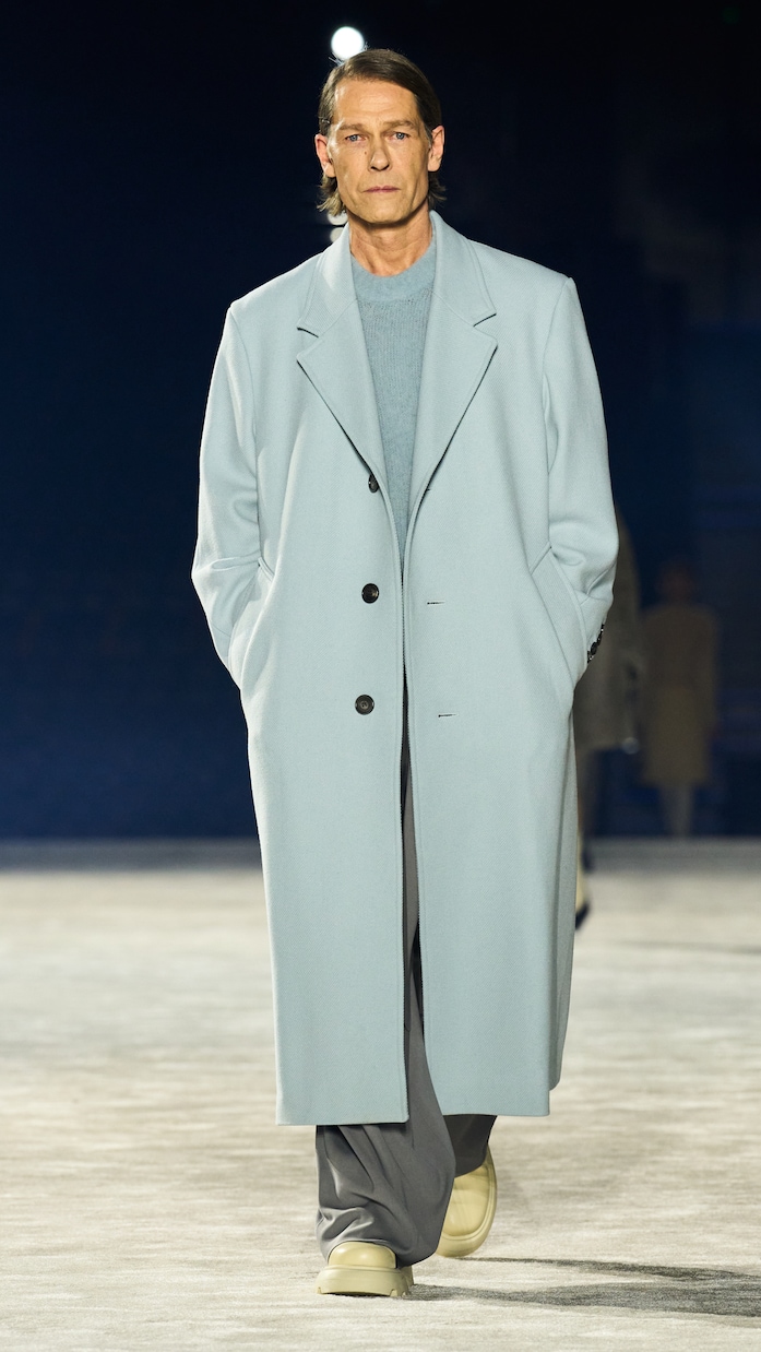 Oversize-Mantel aus Gabardine | Ami Paris