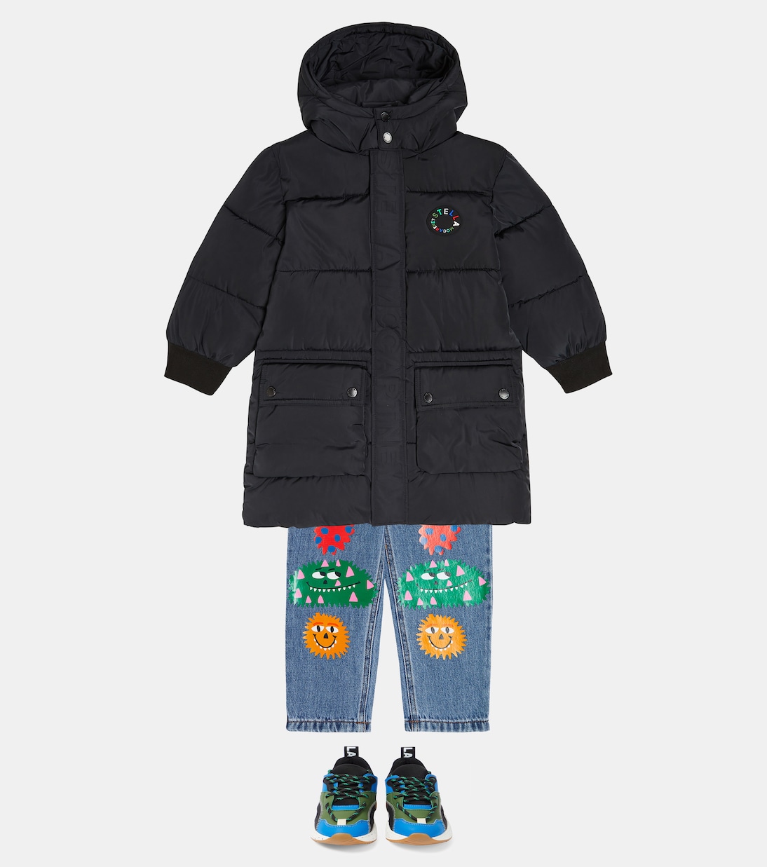 Printed straight jeans | Stella McCartney Kids