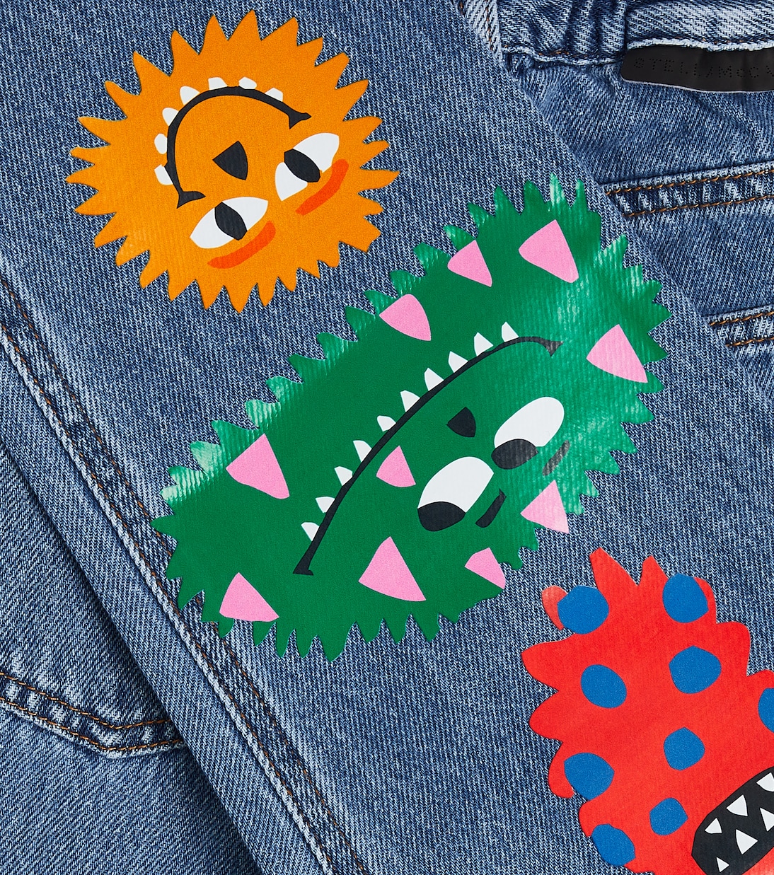 Printed straight jeans | Stella McCartney Kids