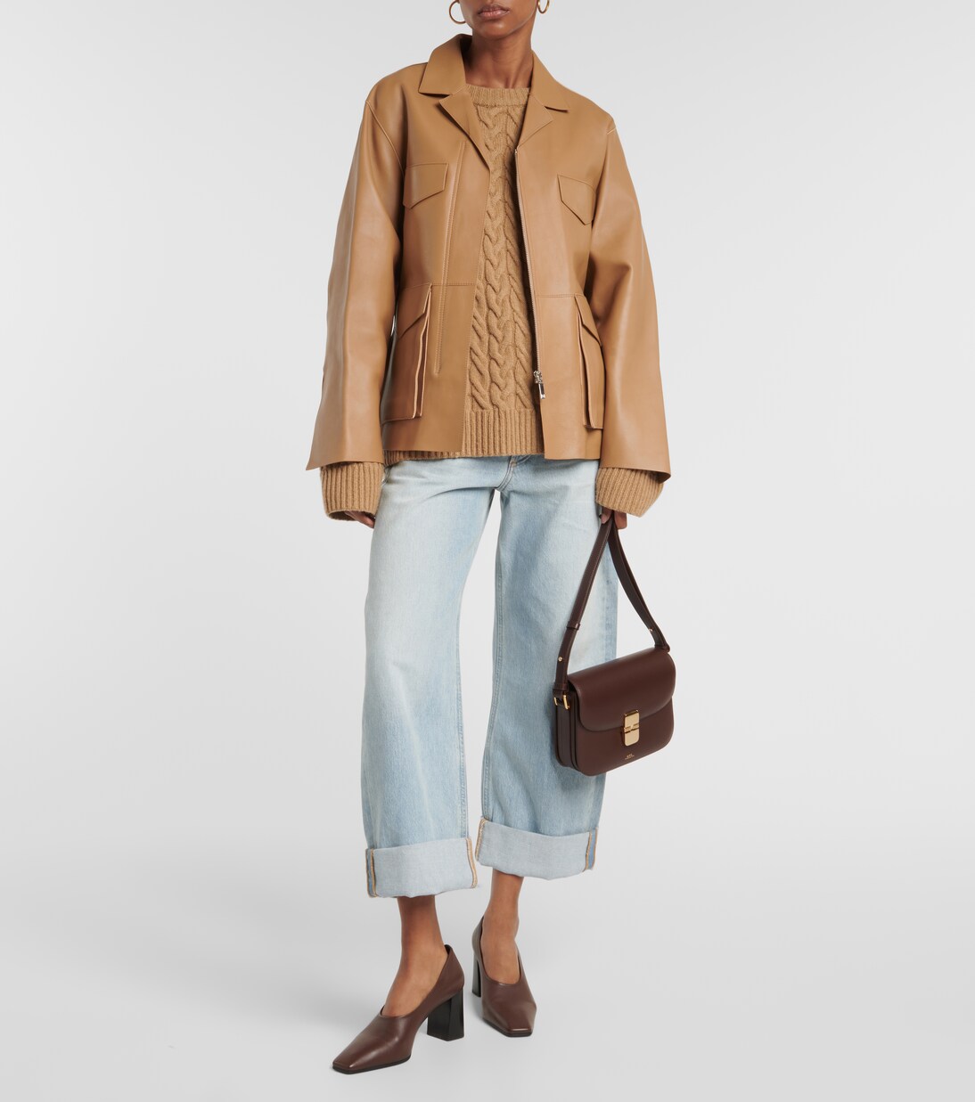 Borsa a tracolla Grace Small in pelle | A.P.C.
