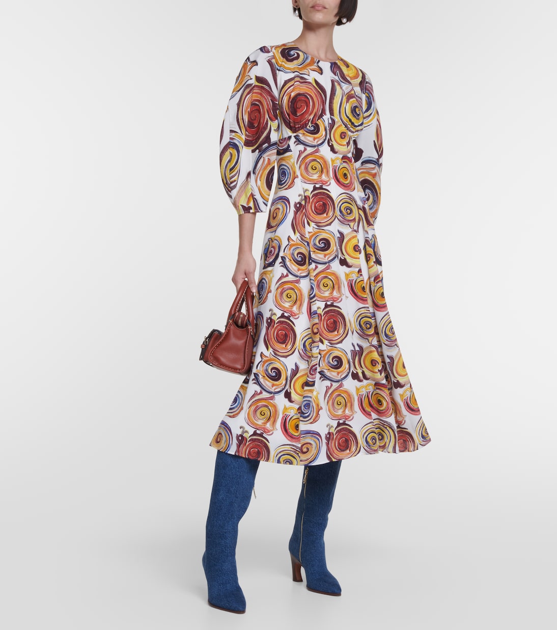 Bedrucktes Maxikleid aus Seide | Chloé