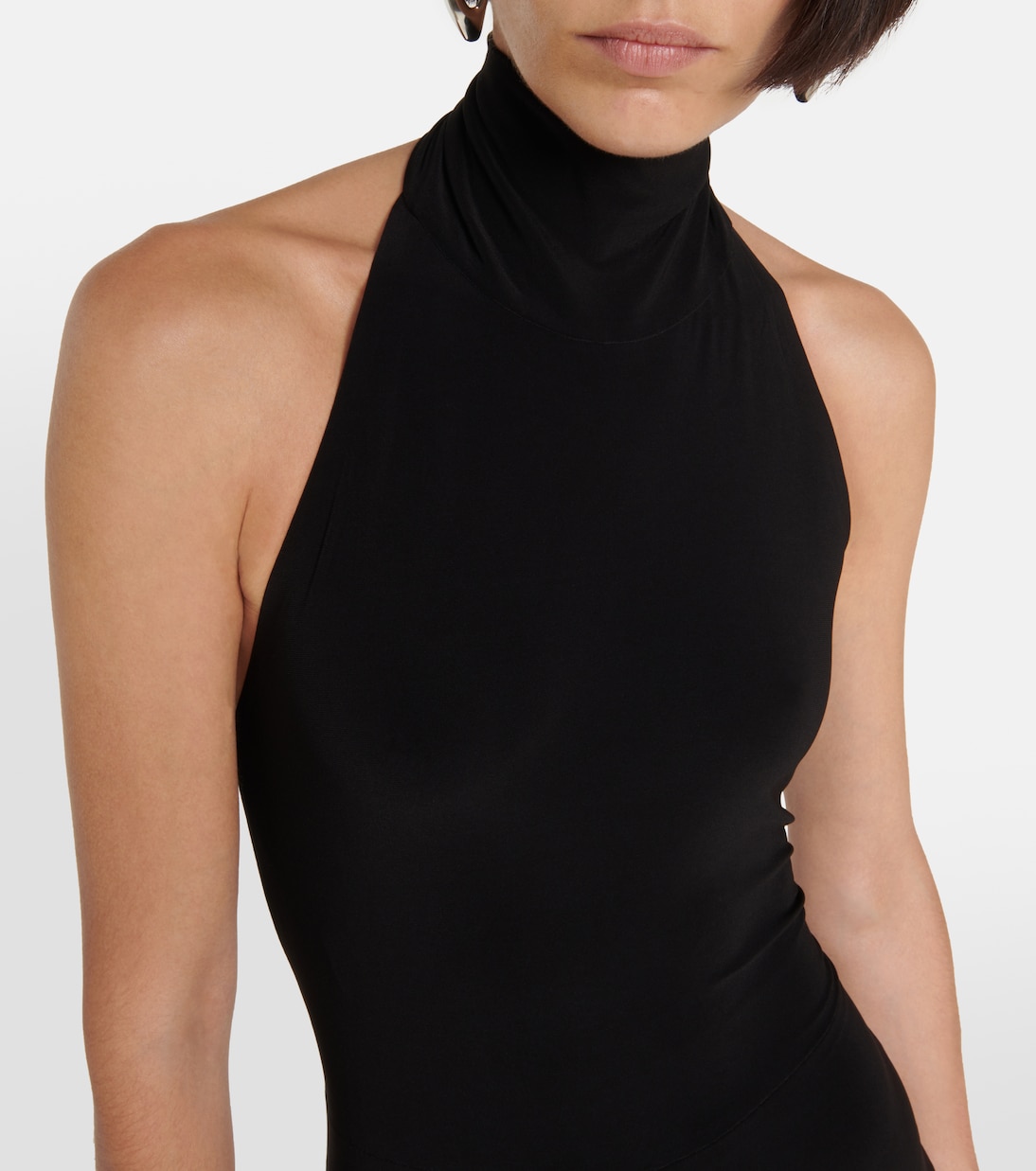 Mono de cuello halter | Norma Kamali