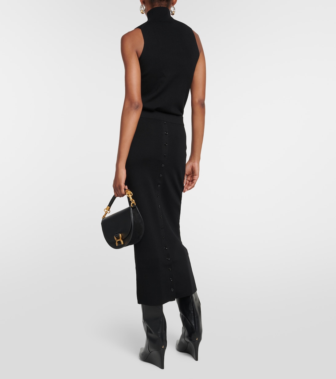 High-Rise-Midirock Merino Elegance | Dorothee Schumacher