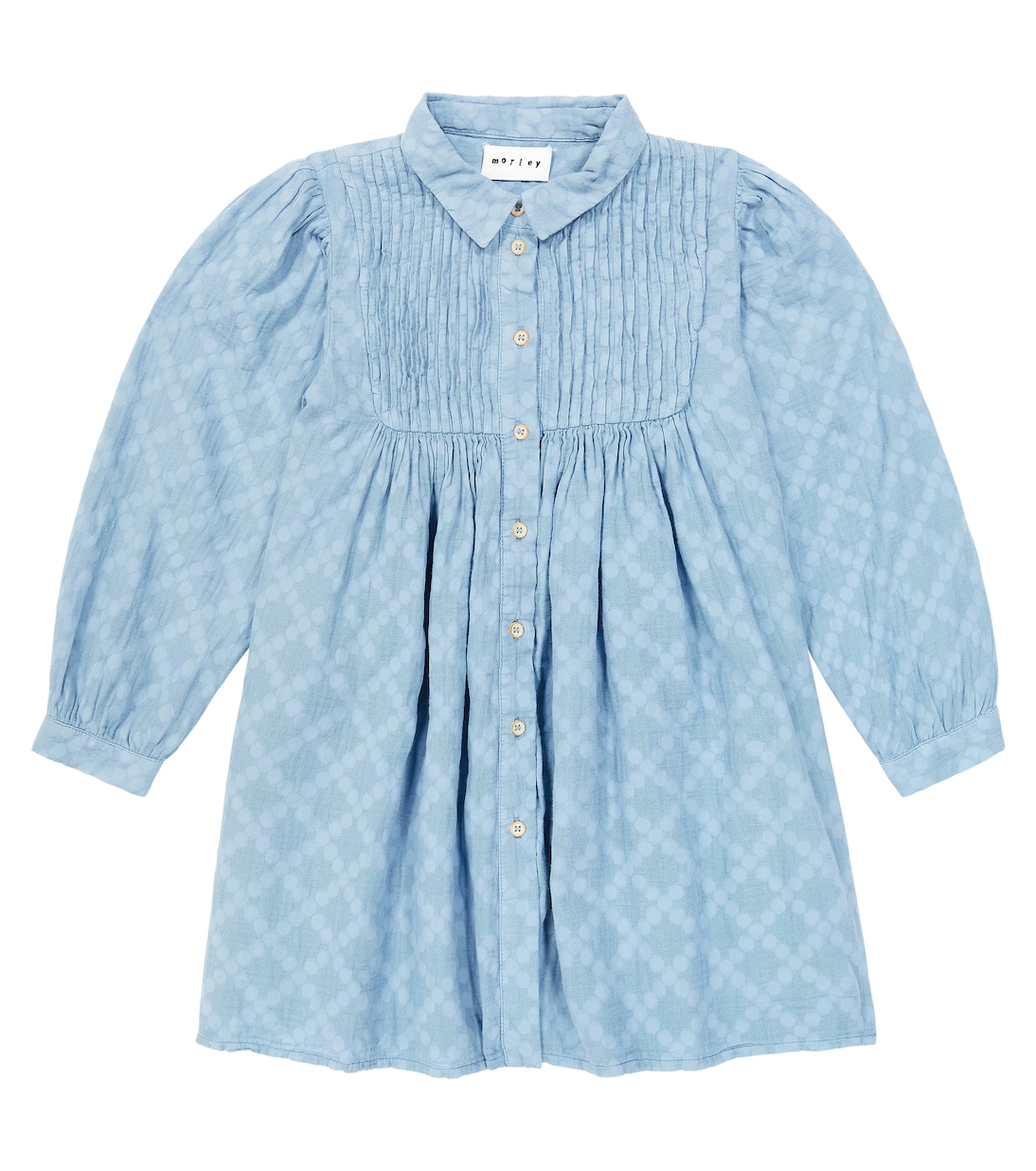 Abito Tessa in misto cotone a pieghe | Morley