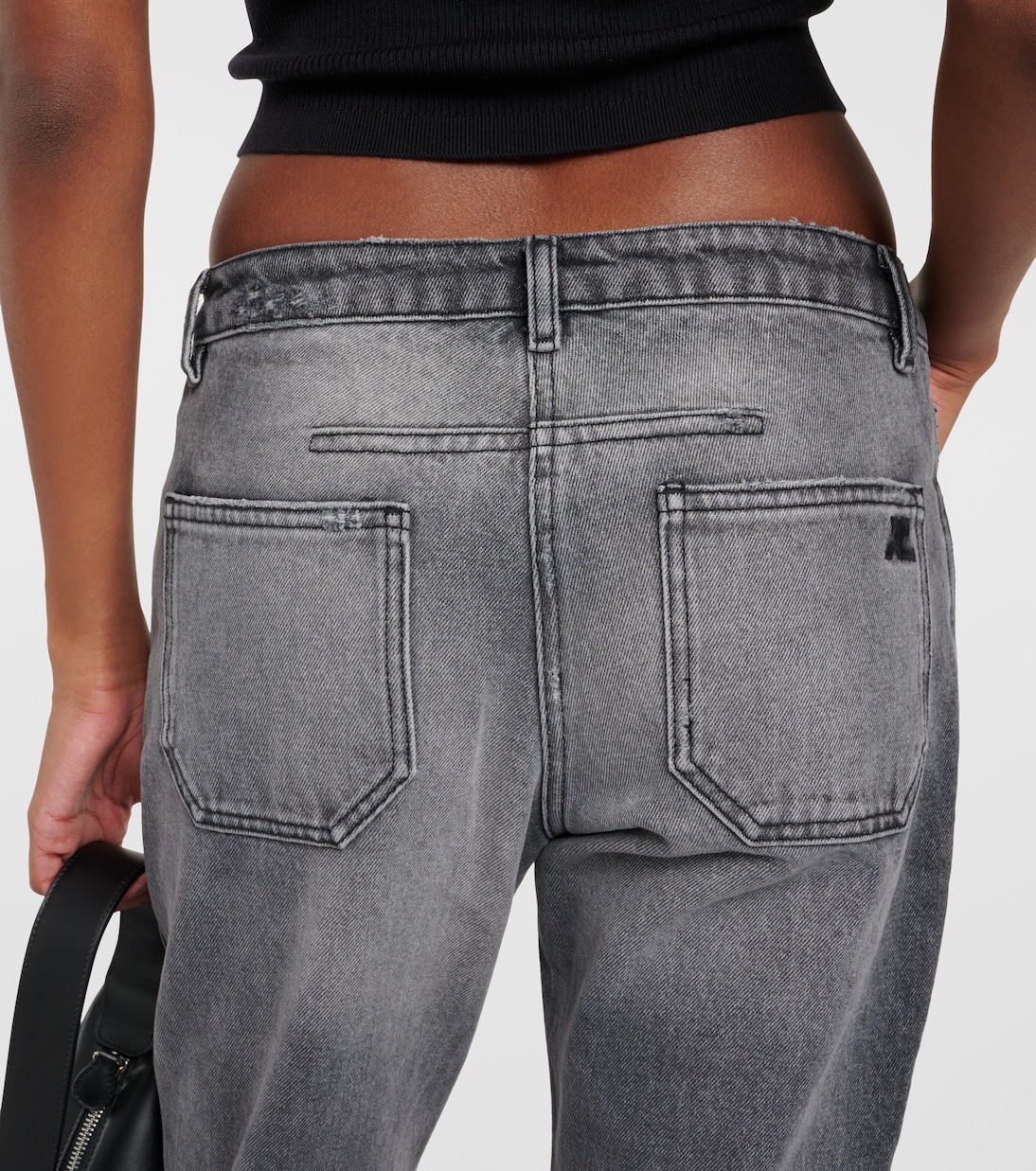 Low-rise straight jeans | Courrèges
