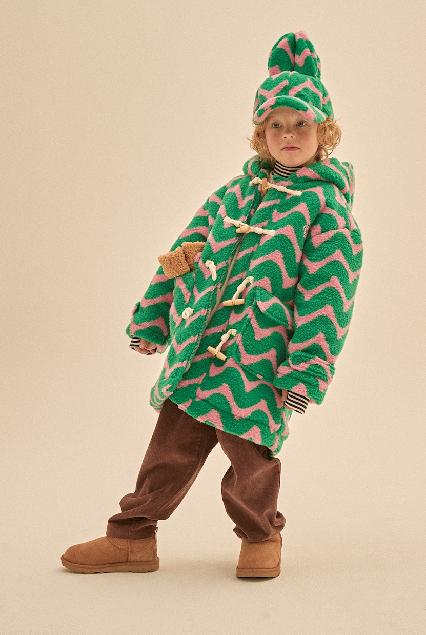 Abrigo Zigzag Dumble de forro polar | Jellymallow