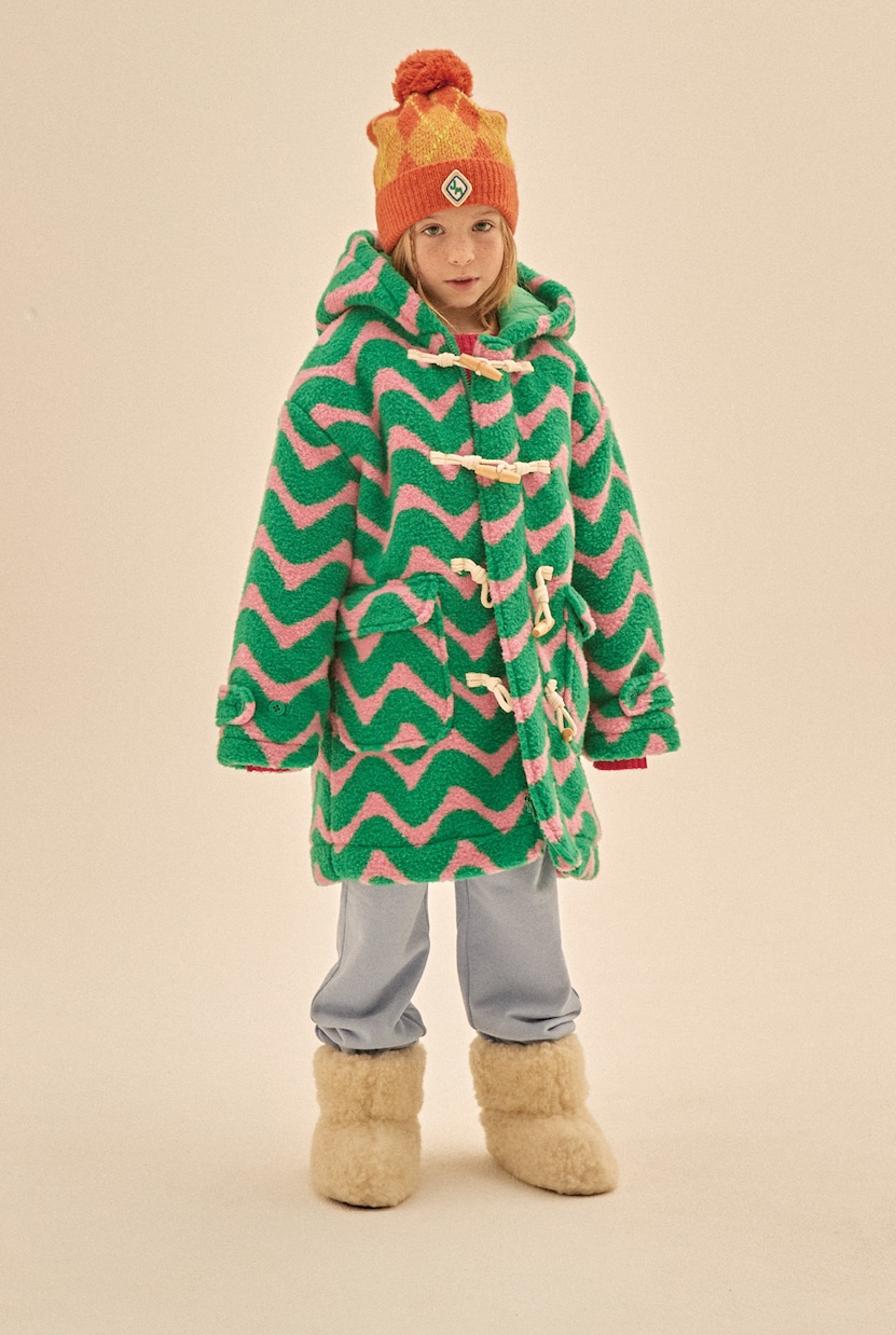 Abrigo Zigzag Dumble de forro polar | Jellymallow