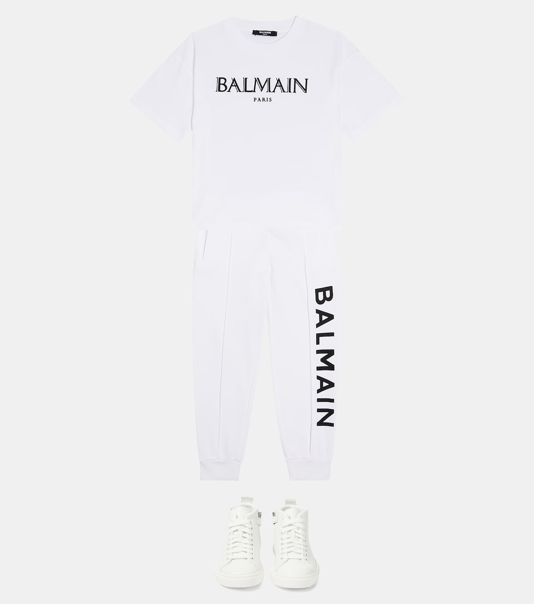 Logo cotton sweatpants | Balmain Kids