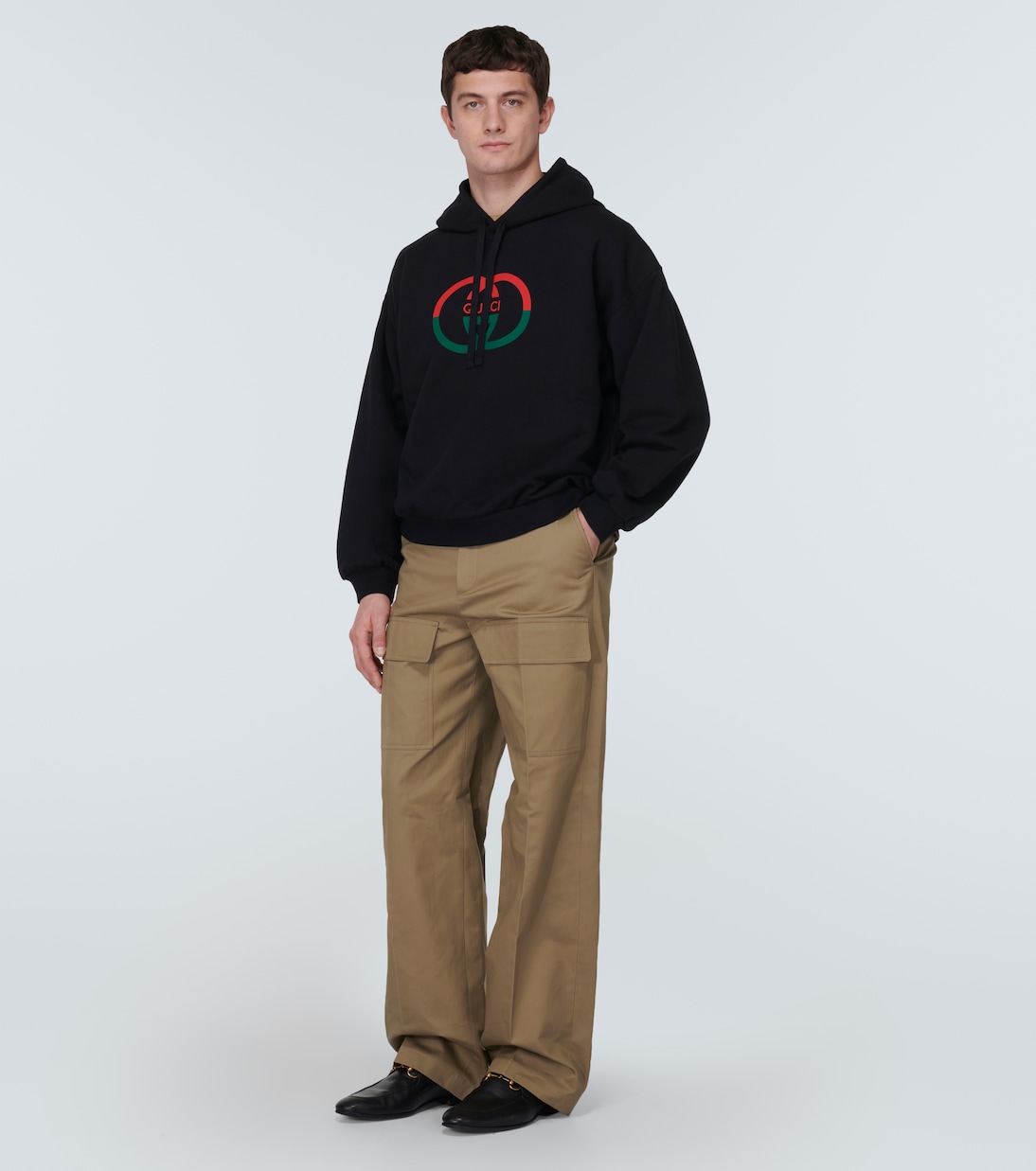 Sudadera de jersey de algodón con GG | Gucci