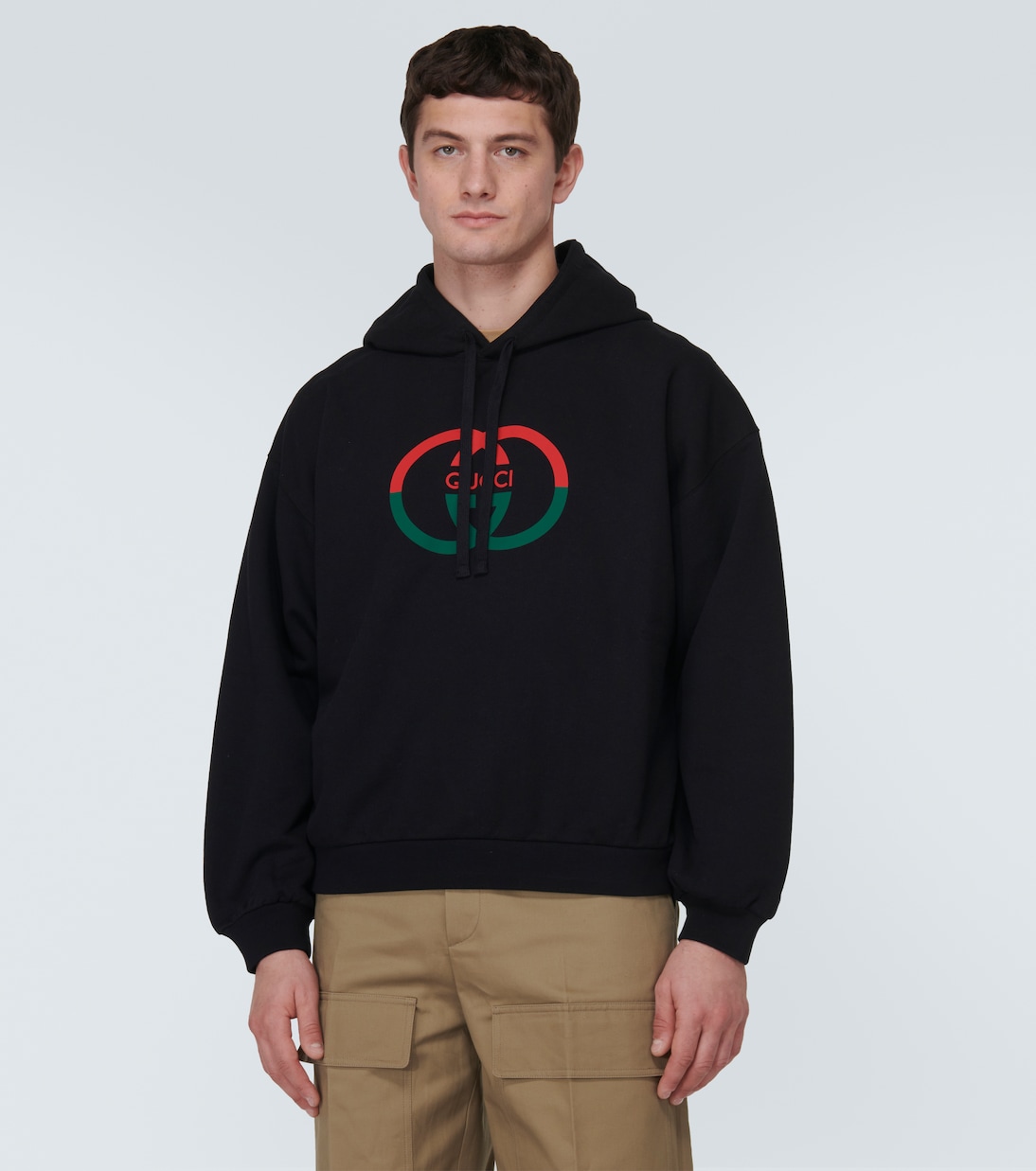 Sudadera de jersey de algodón con GG | Gucci