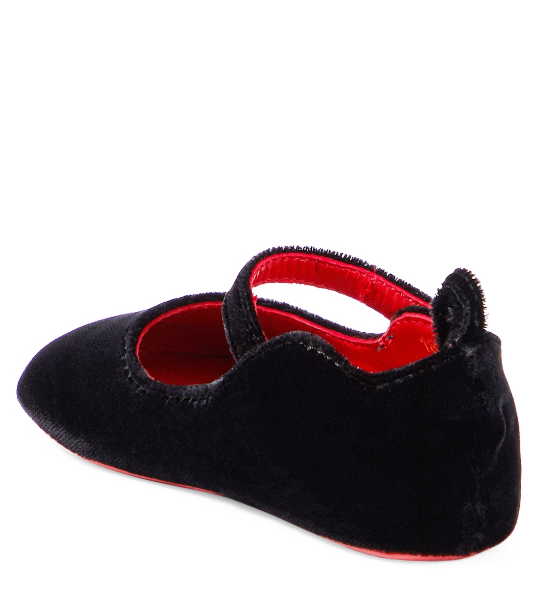 Bébé – Ballerines Love Chick en velours | Christian Louboutin Kids