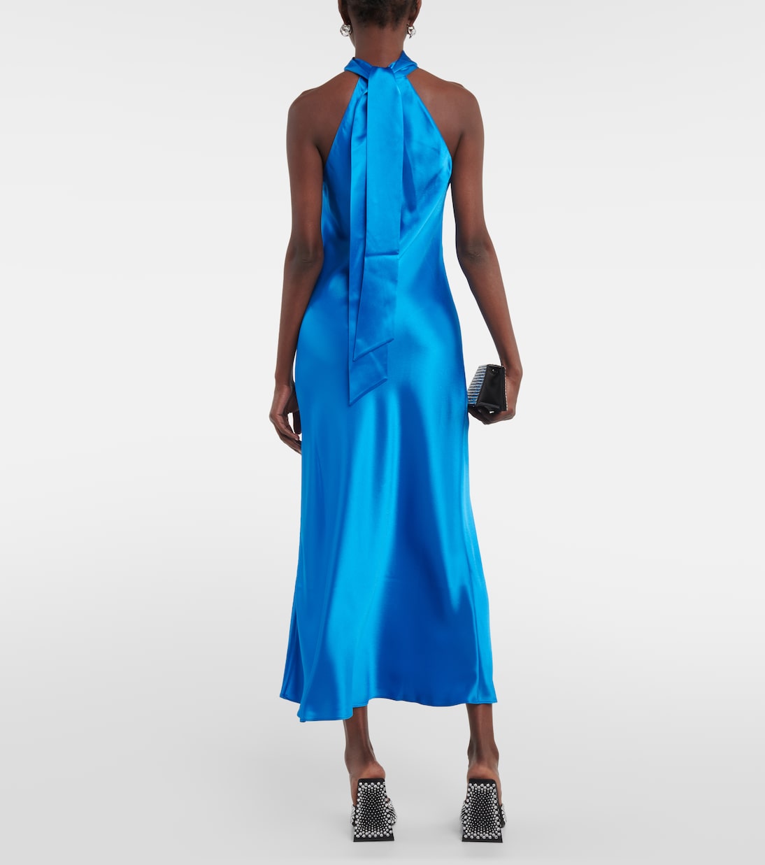 Siena halterneck midi dress | Galvan