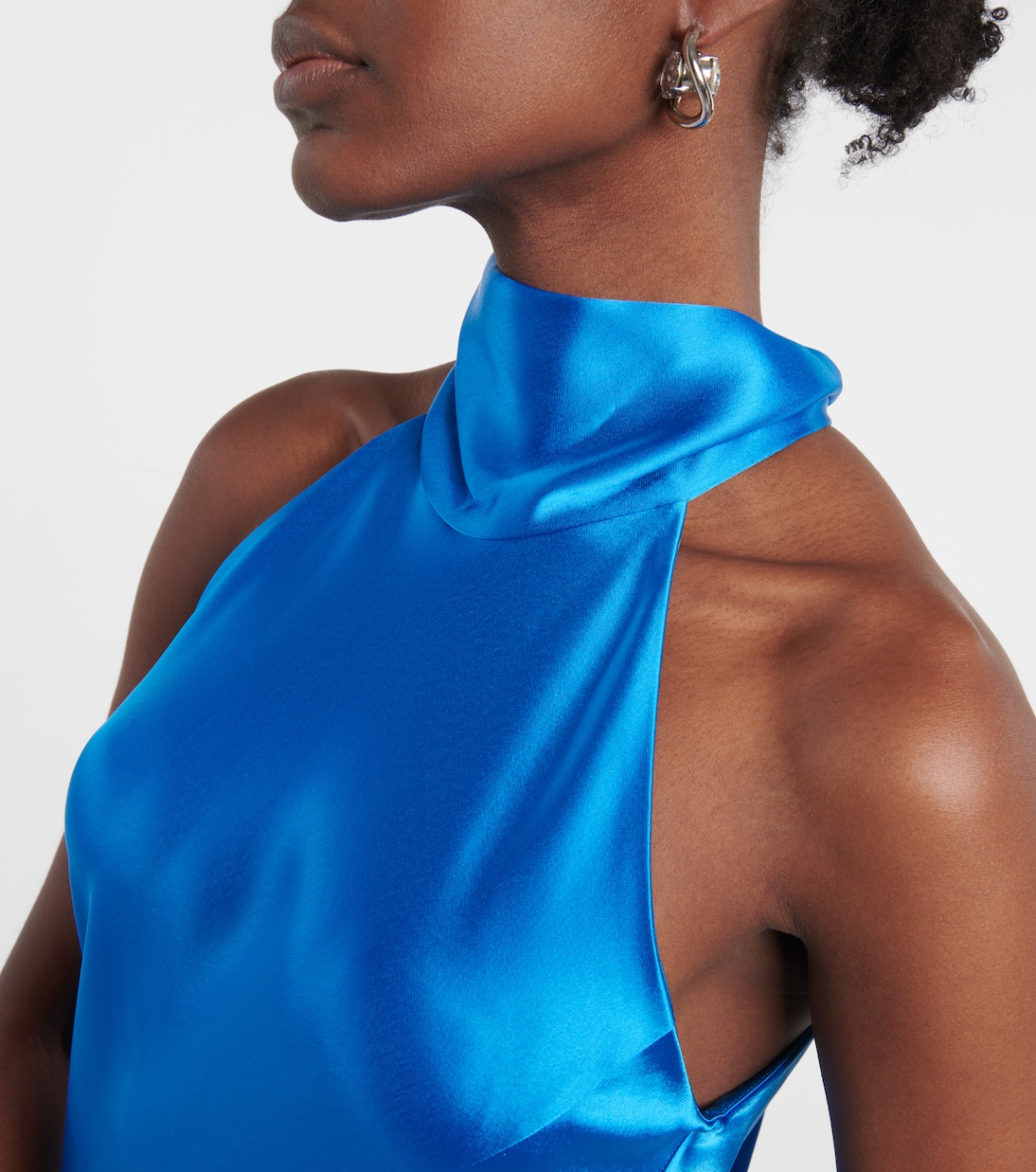 Siena halterneck midi dress | Galvan