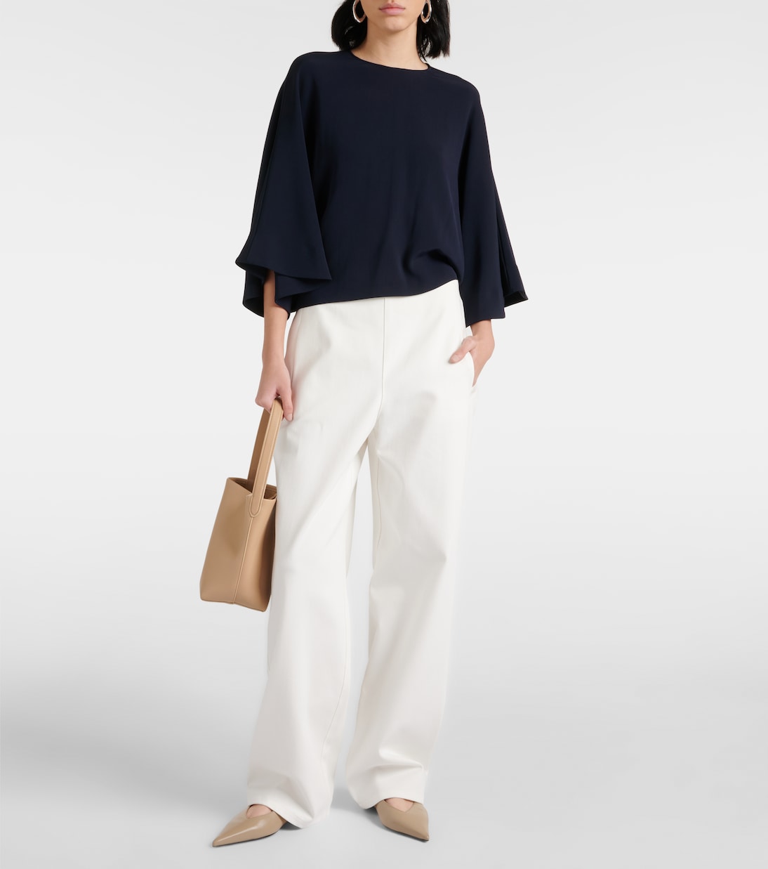 Weite High-Rise-Hose Jagger | Fforme