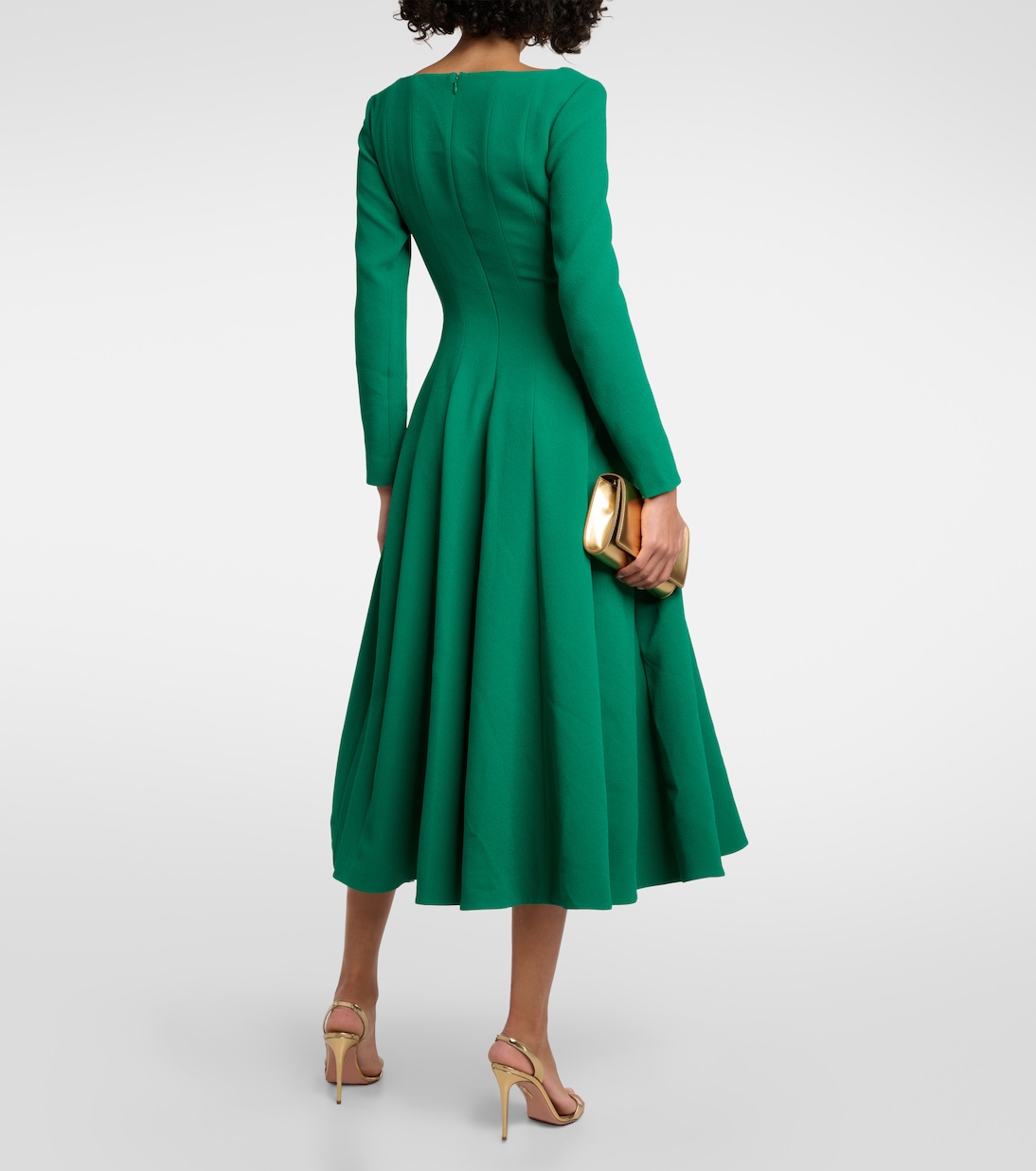 Vestido midi Kylee de crepé | Emilia Wickstead