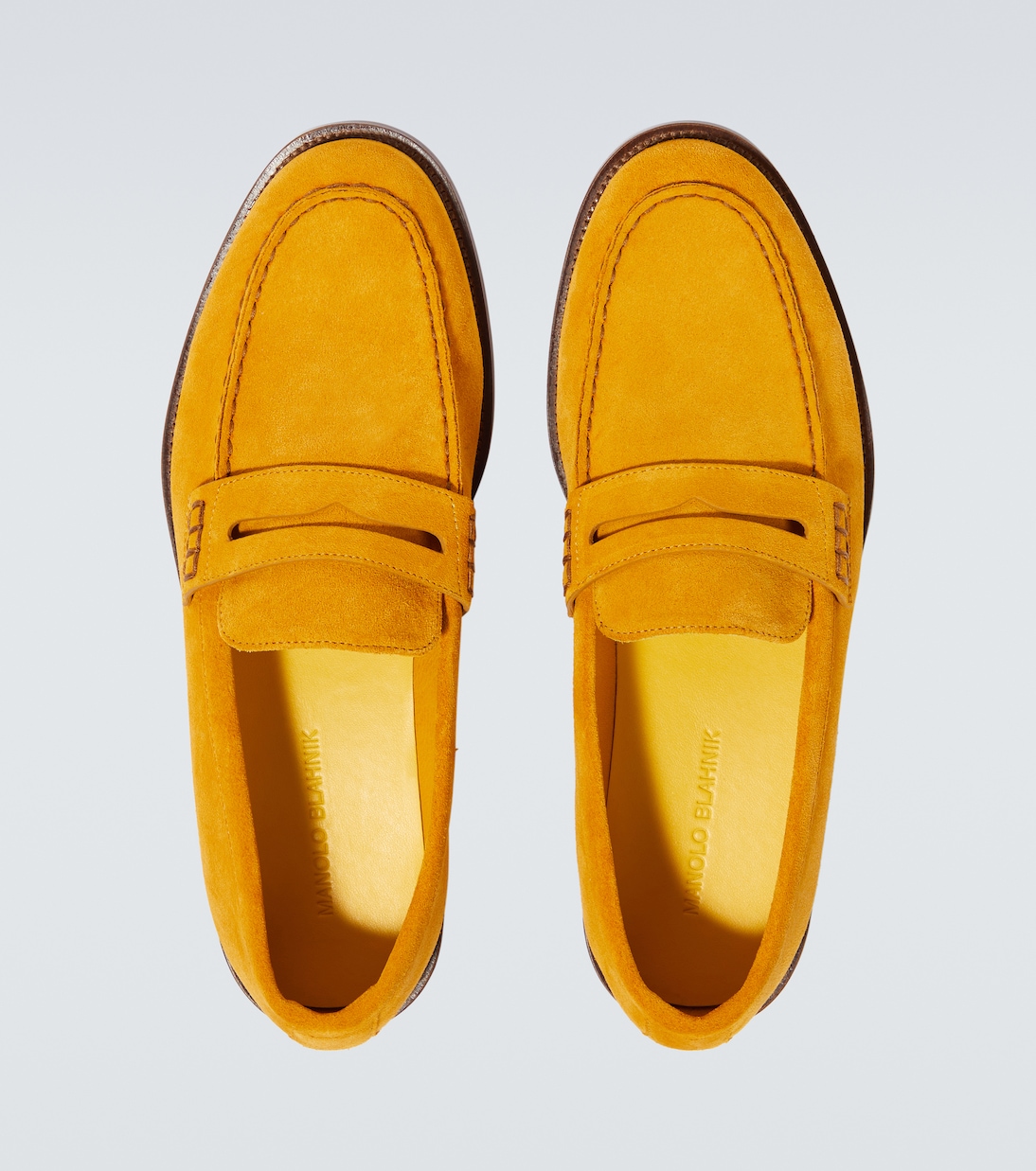 Mocassins Perry en daim | Manolo Blahnik
