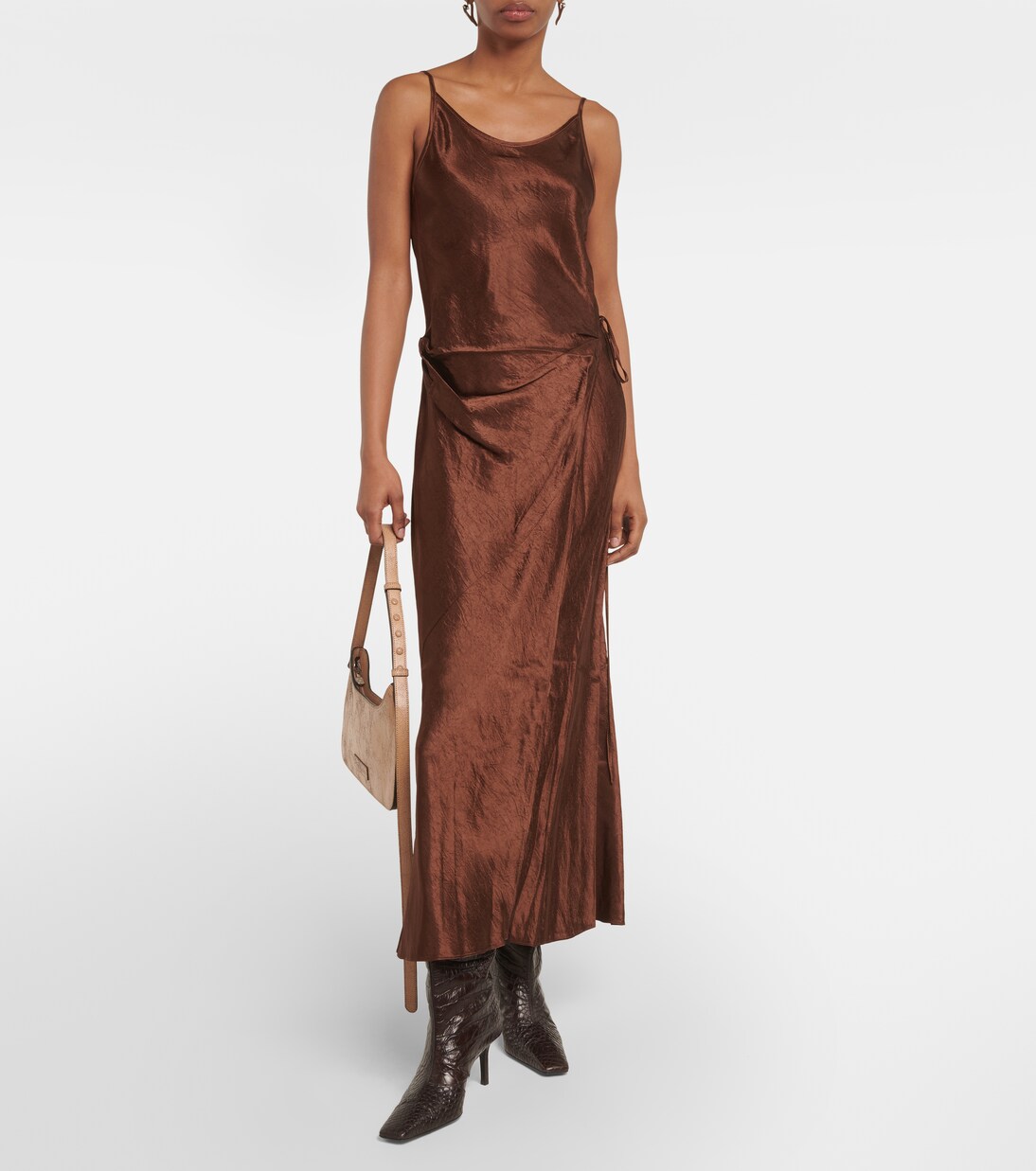 Abito midi in raso | Acne Studios