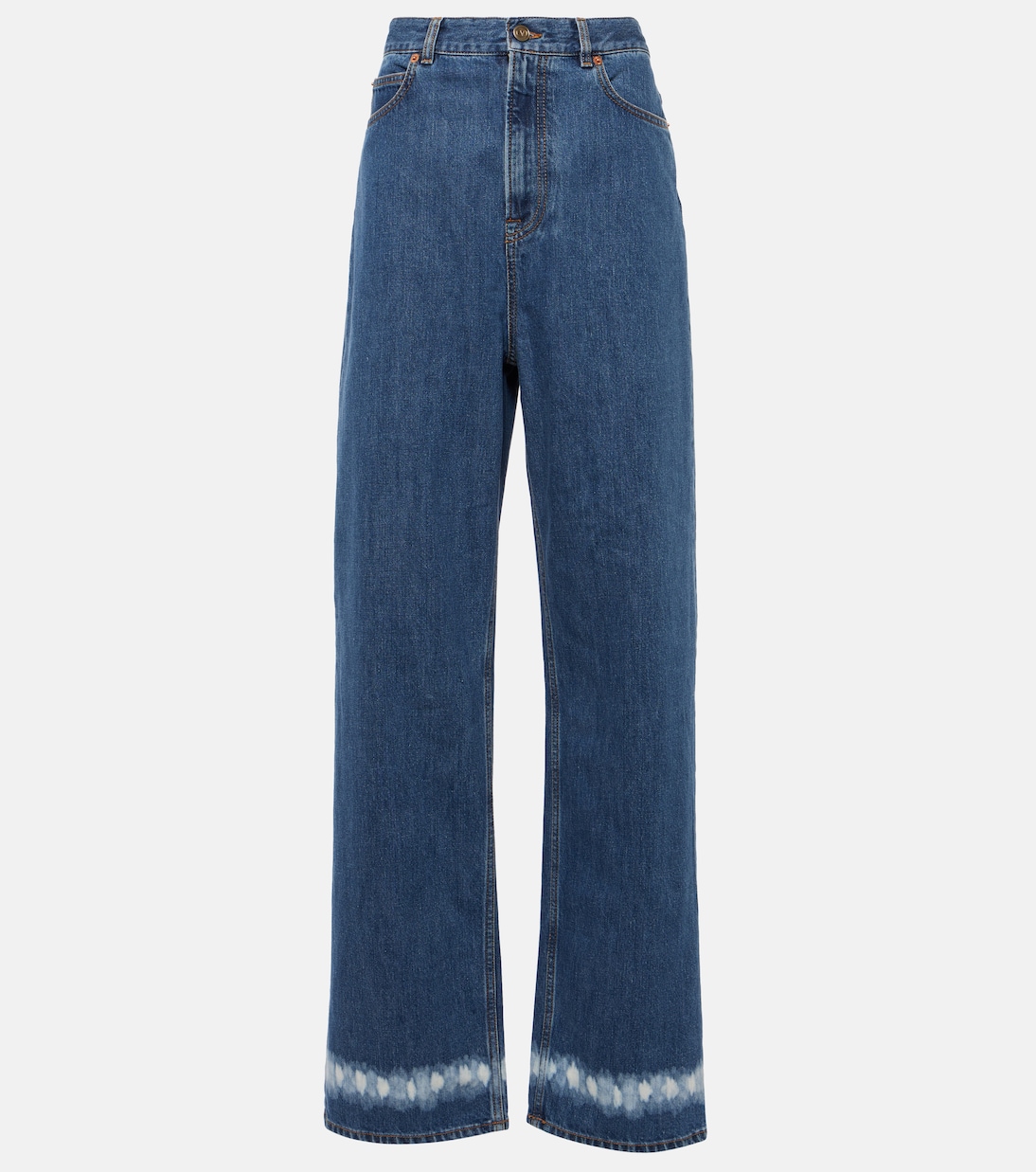 Jeans anchos de tiro alto | Valentino