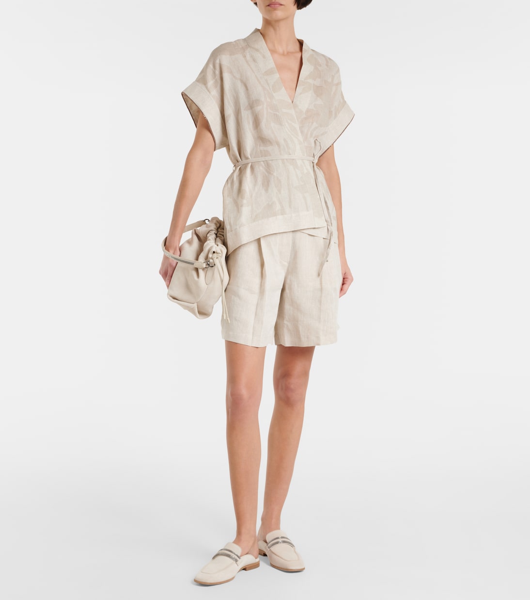 Top aus Leinen | Brunello Cucinelli