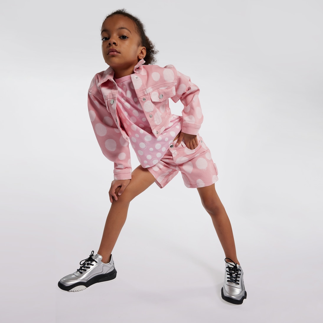 Chaqueta de denim con lunares | Marc Jacobs Kids