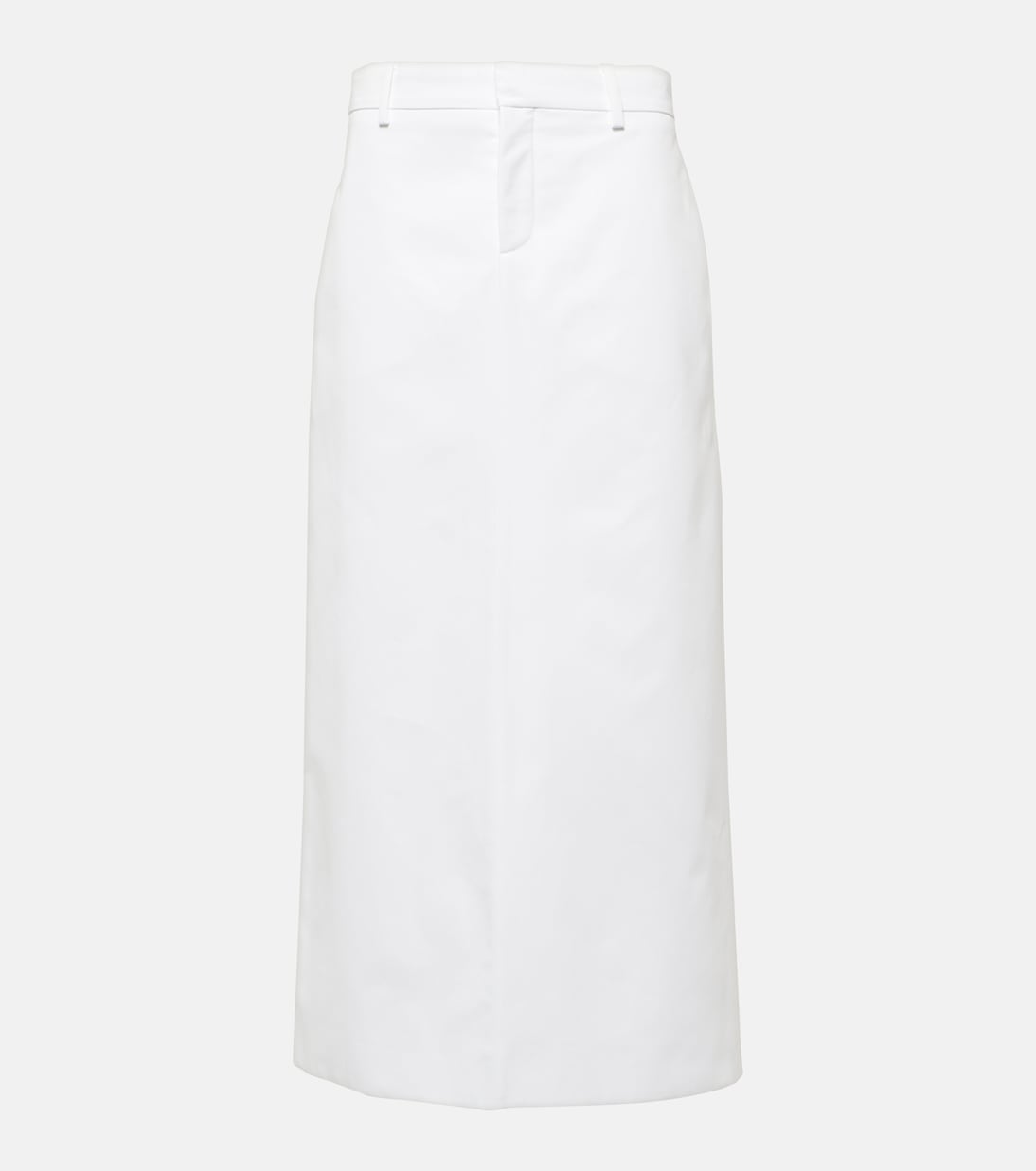 Gonna lunga in popeline di cotone | Valentino