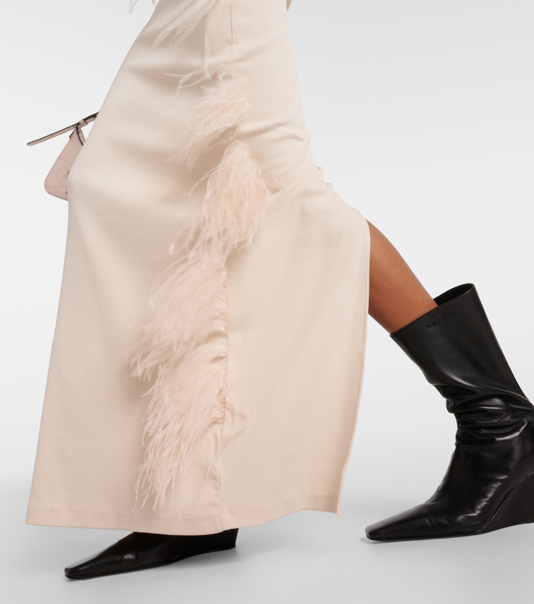 Maxikleid Essica mit Federn | Acne Studios