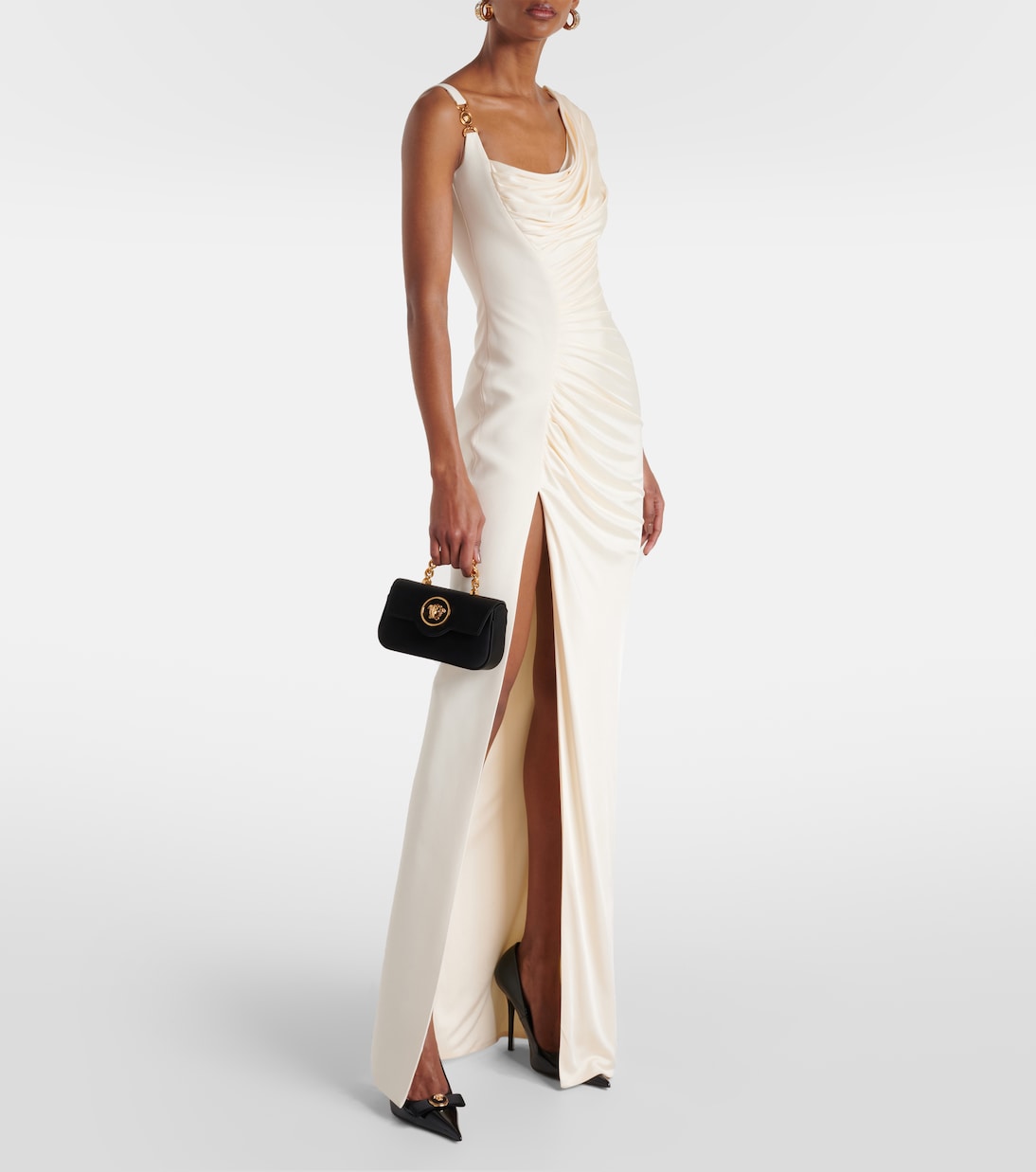Borsa La Medusa Mini in raso | Versace