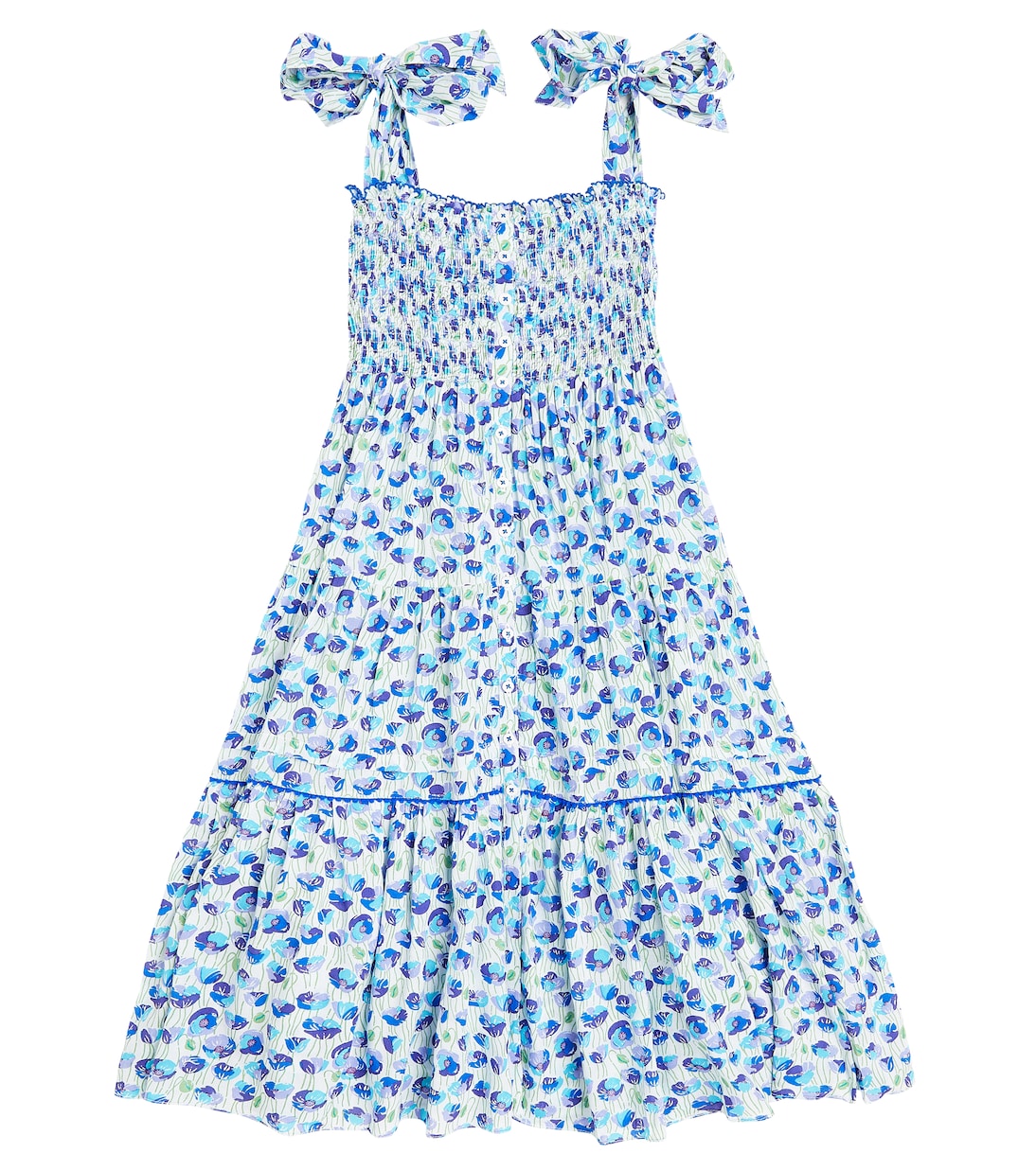 Bedrucktes Kleid Trini | Poupette St Barth Kids