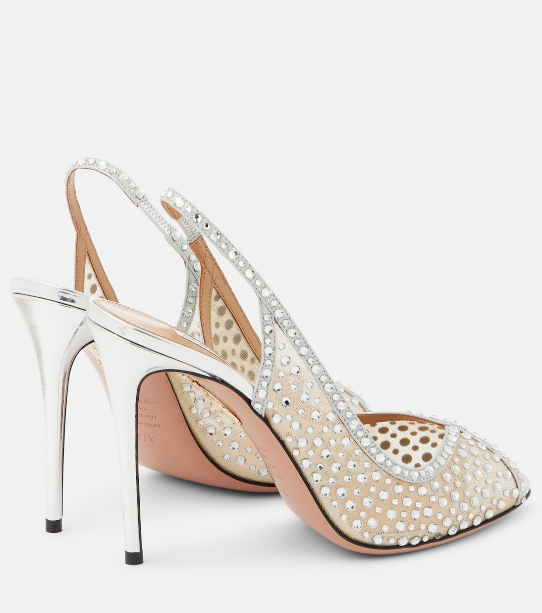 Sandali Crystal Lover 105 con cristalli | Aquazzura