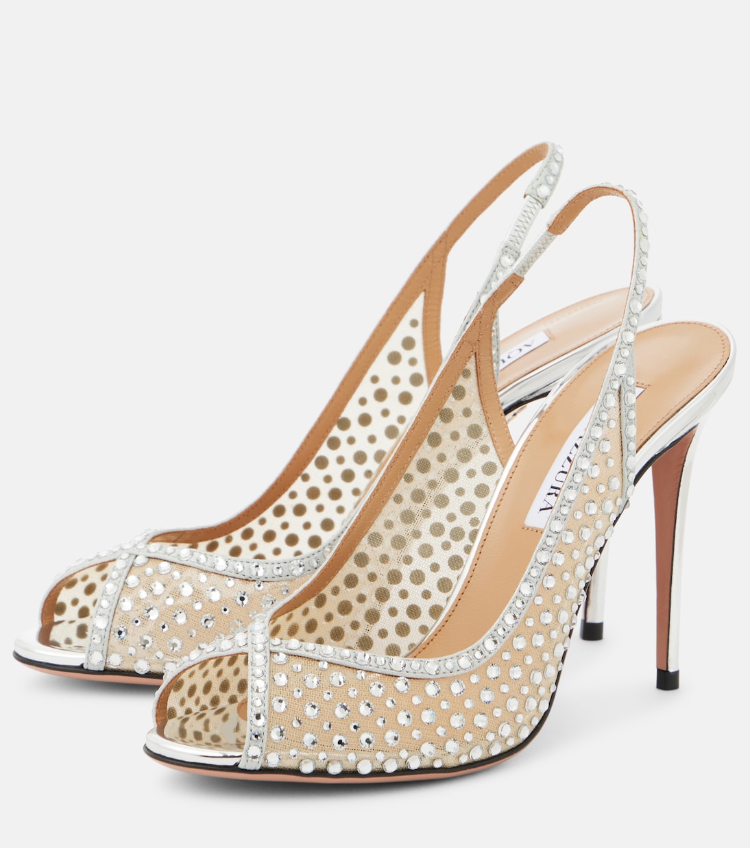 Sandali Crystal Lover 105 con cristalli | Aquazzura