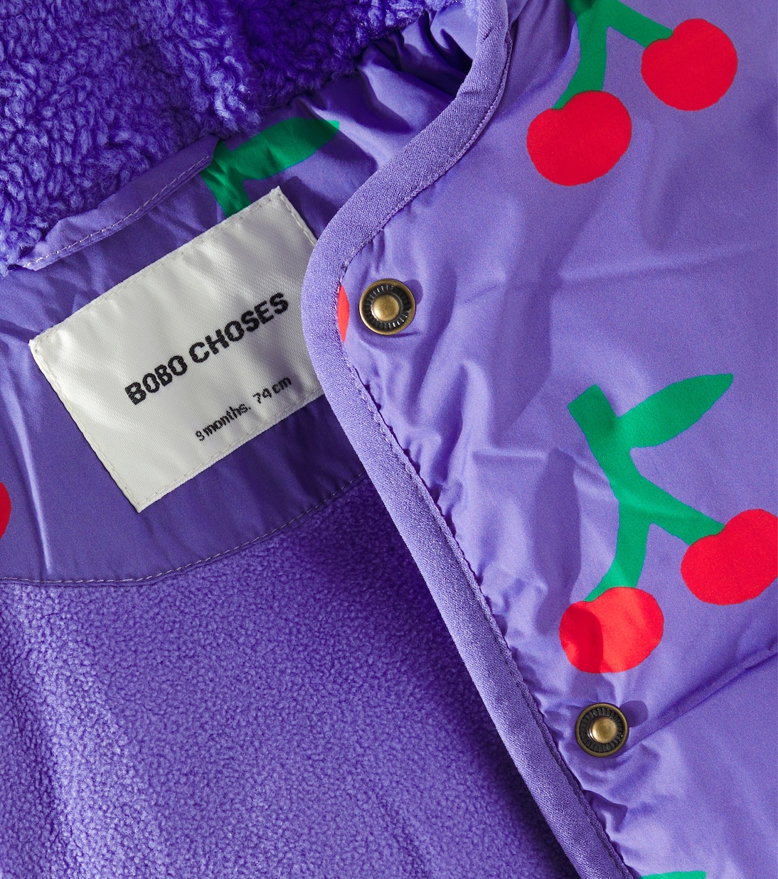 Bébé – Veste matelassée Cherry | Bobo Choses