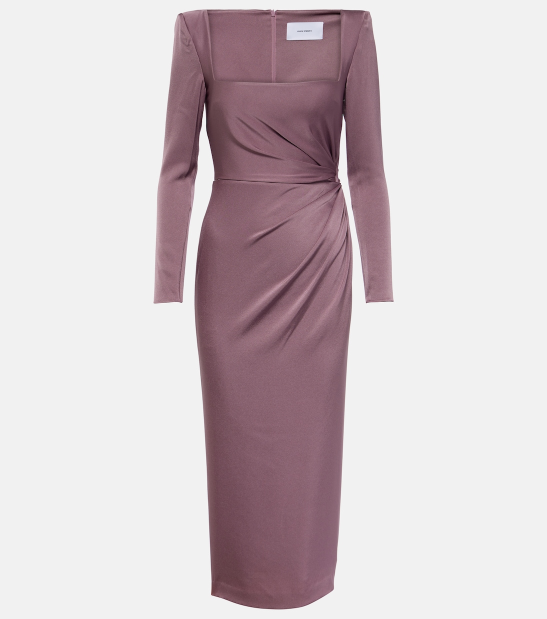 Satin midi dress | Alex Perry