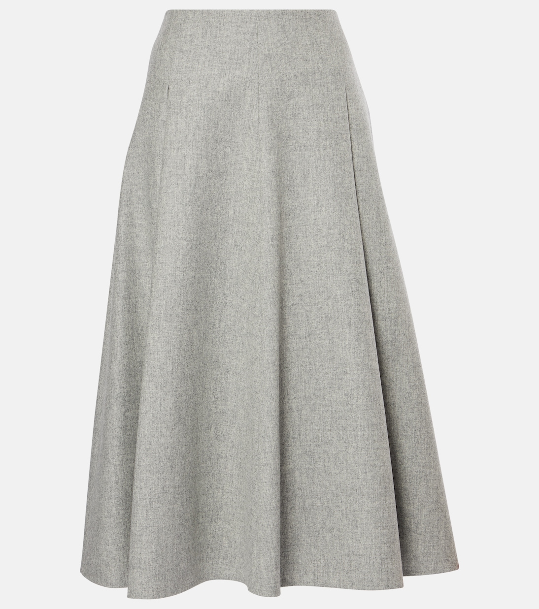 Jupe midi en cachemire et laine | Brunello Cucinelli