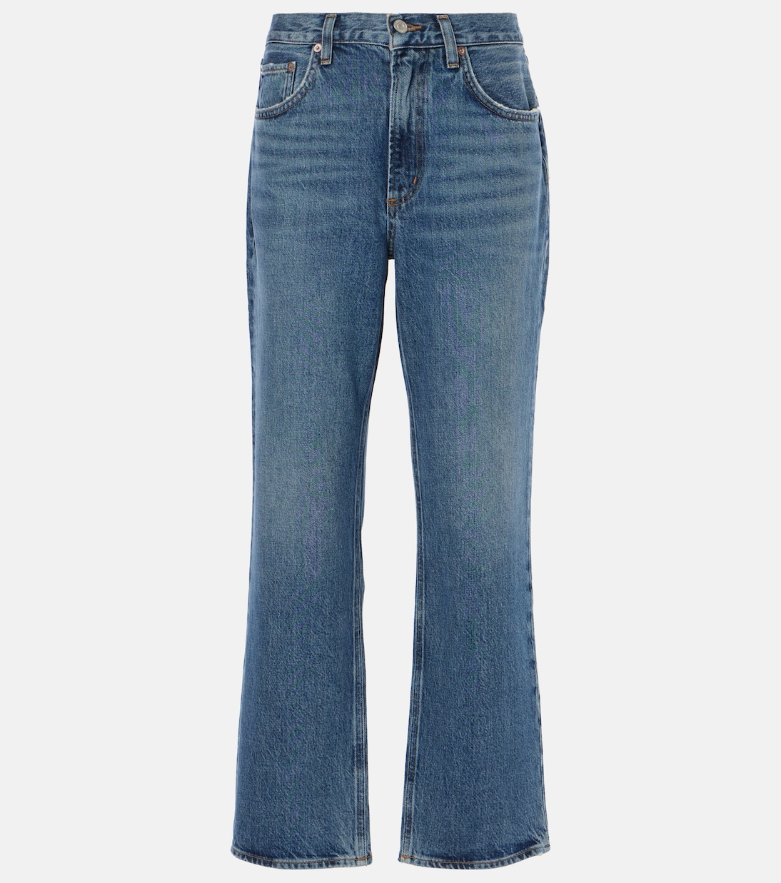 Valen mid-rise straight jeans | Agolde