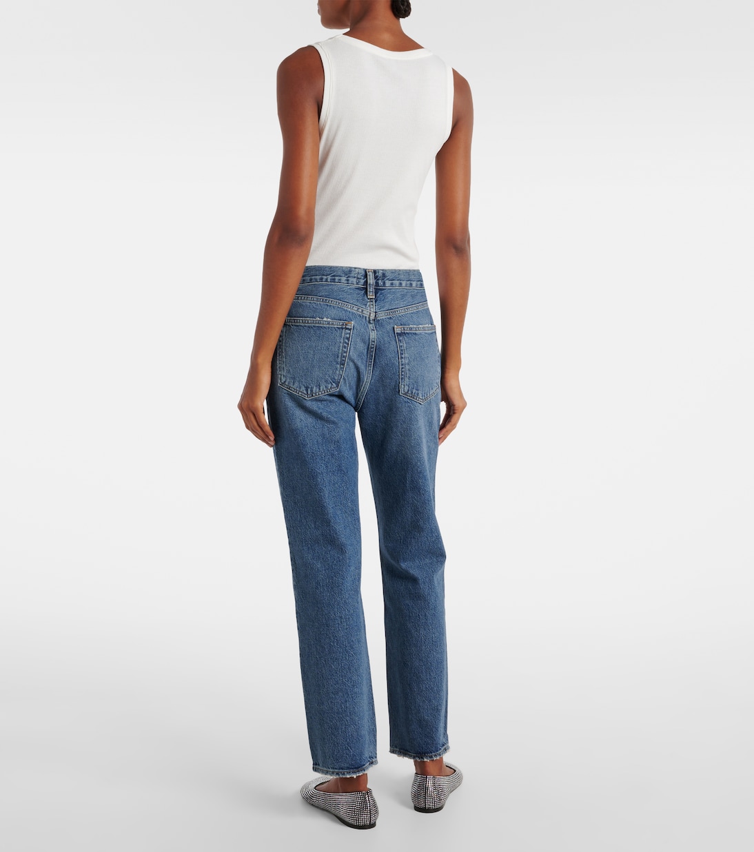 Valen mid-rise straight jeans | Agolde