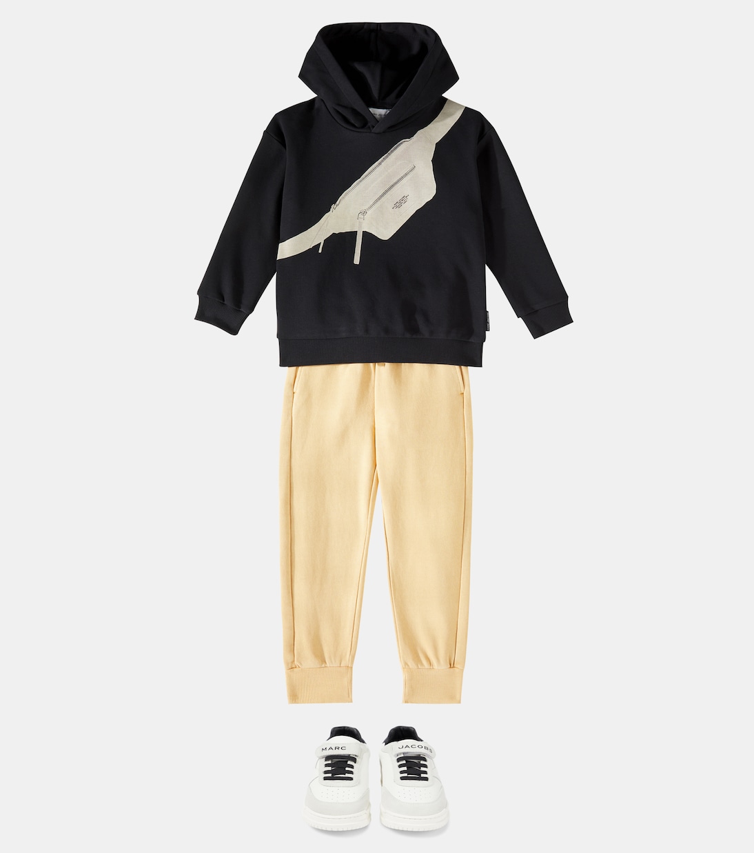 Bedruckter Hoodie aus einem Baumwollgemisch | Marc Jacobs Kids