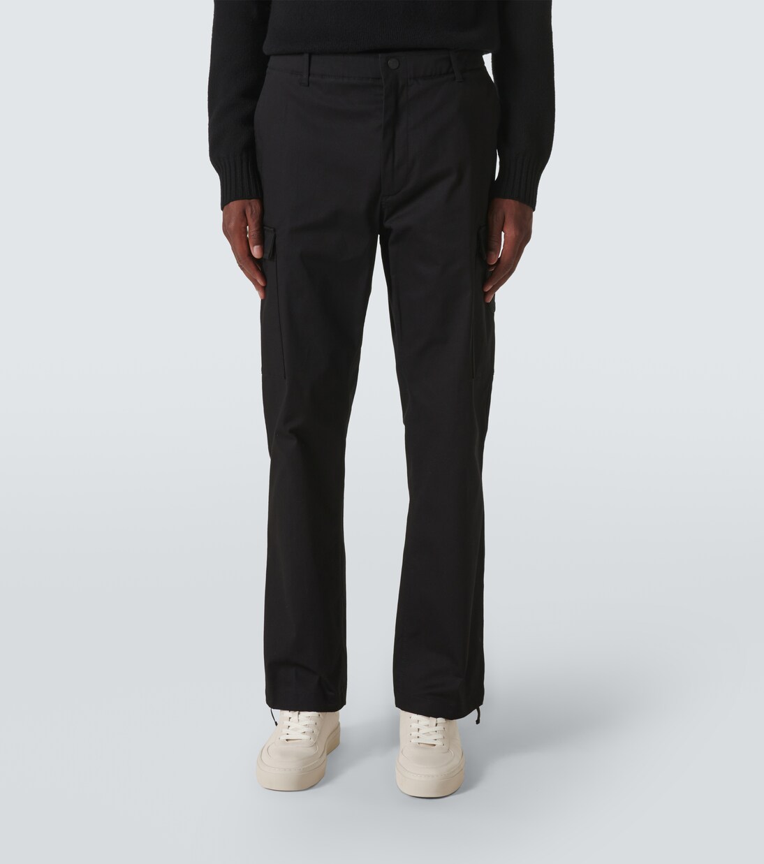 Pantaloni regular in gabardine di cotone | Moncler